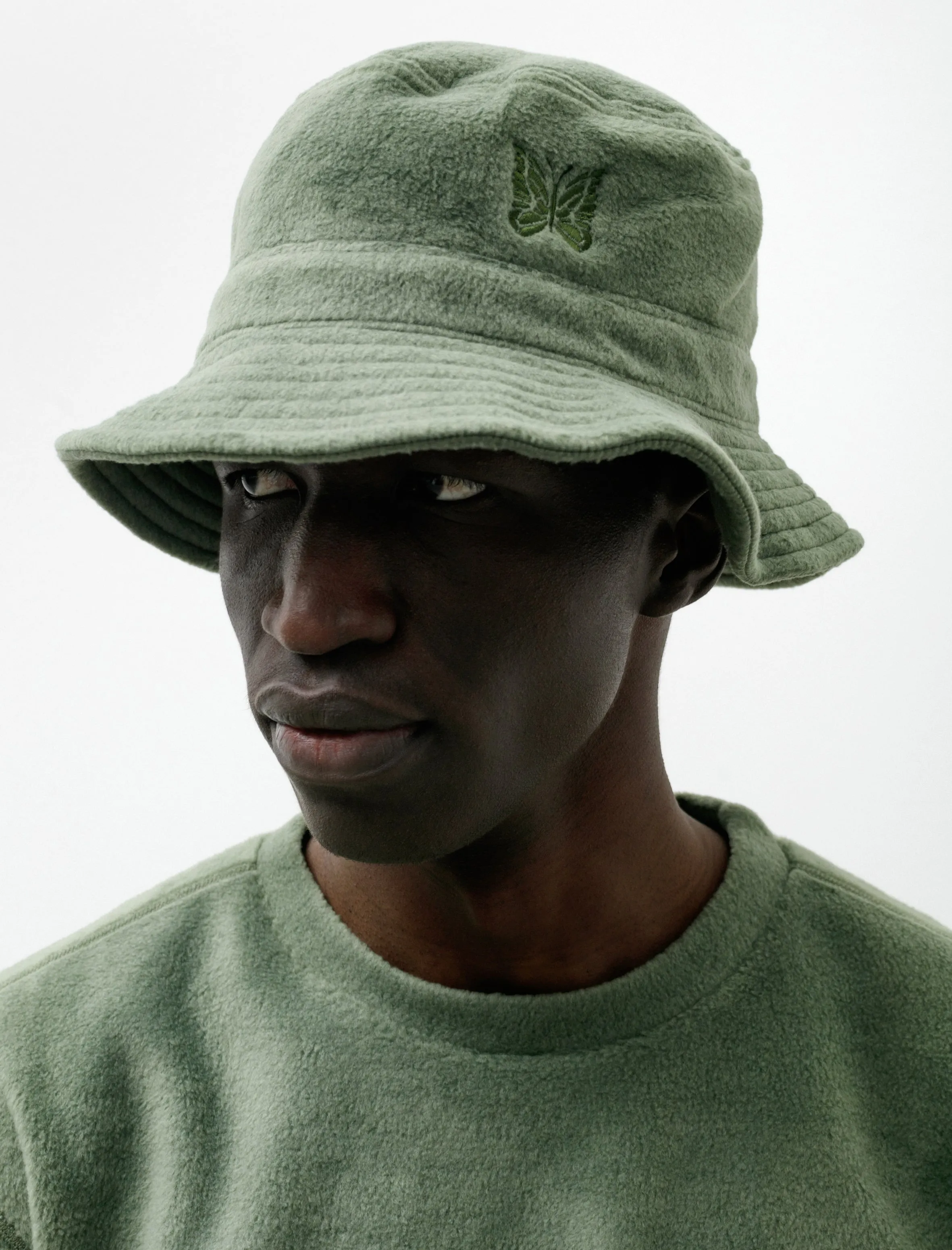 Fleece Bucket Hat Green sold by SHOP NEIGHBOR