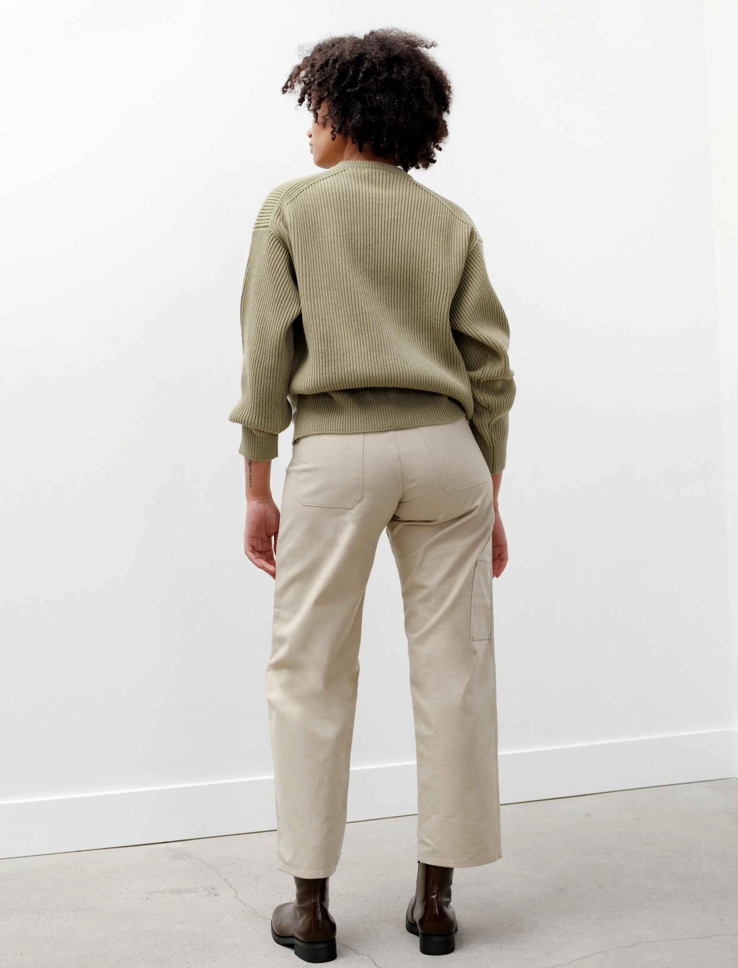 Cotton Oiled Canvas Pants Light Beige sold by SHOP NEIGHBOR product image thumbnail 2