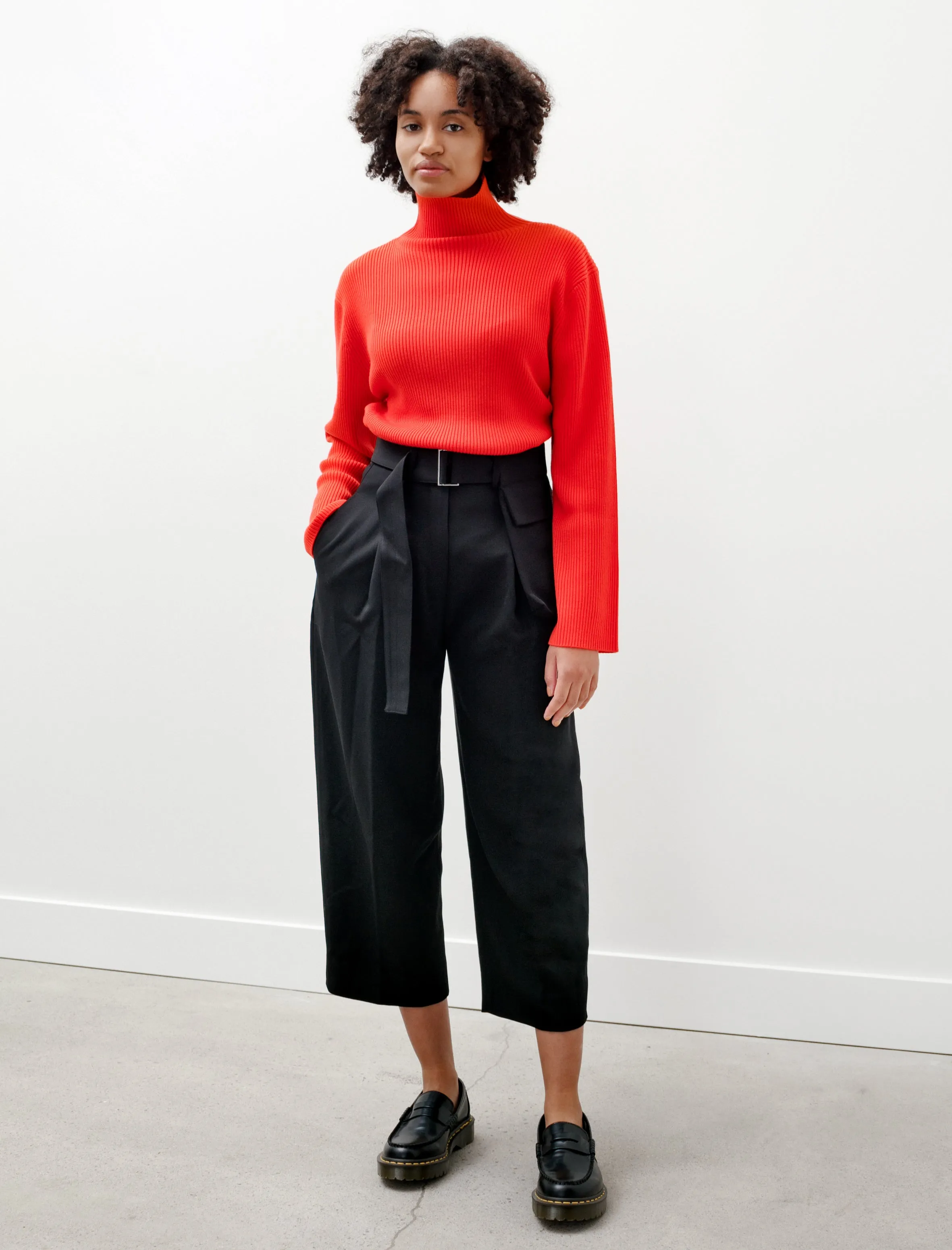 Spur Viscose Wool Trousers Black sold by SHOP NEIGHBOR
