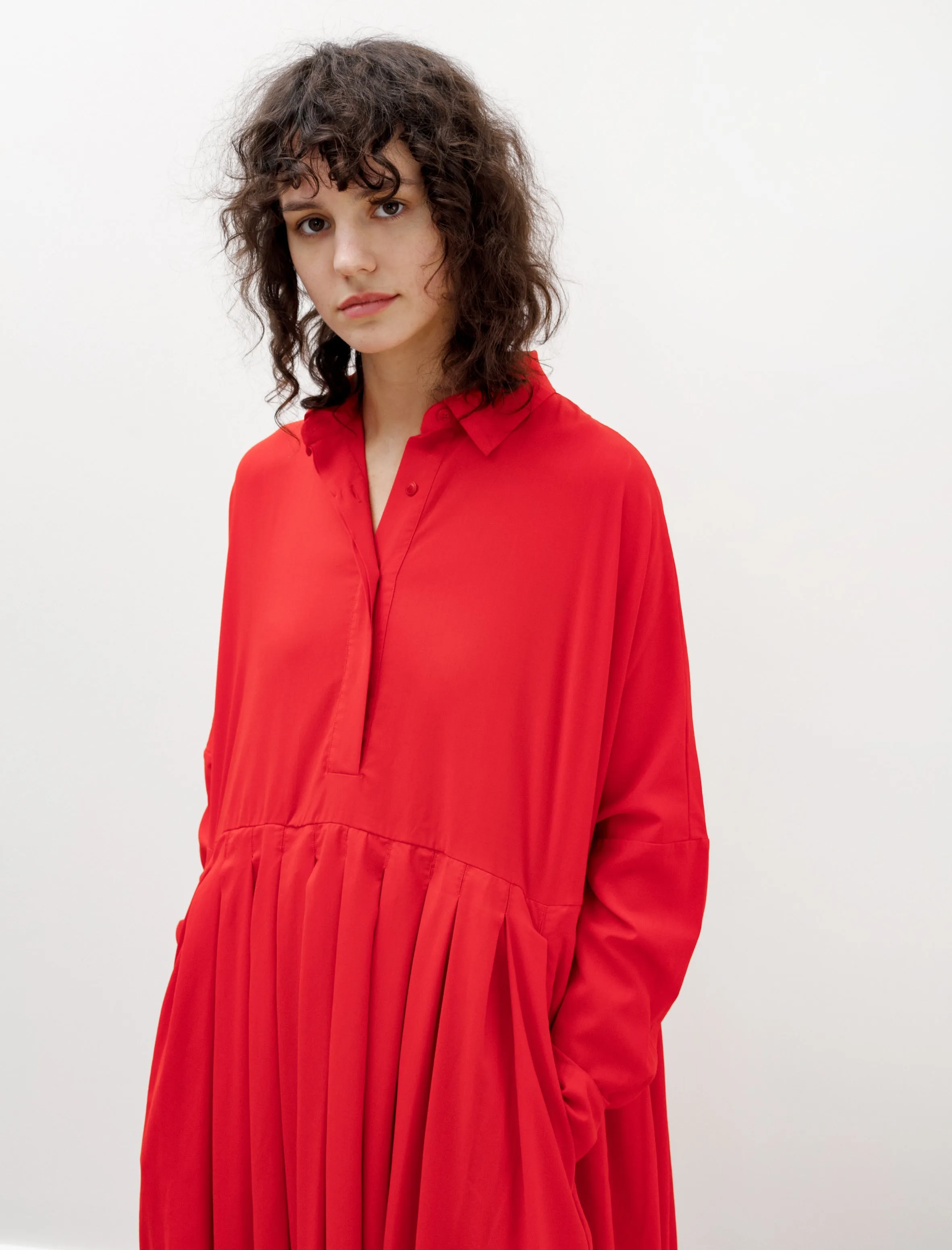Waga Box Dress Voile Red sold by SHOP NEIGHBOR product image thumbnail 2