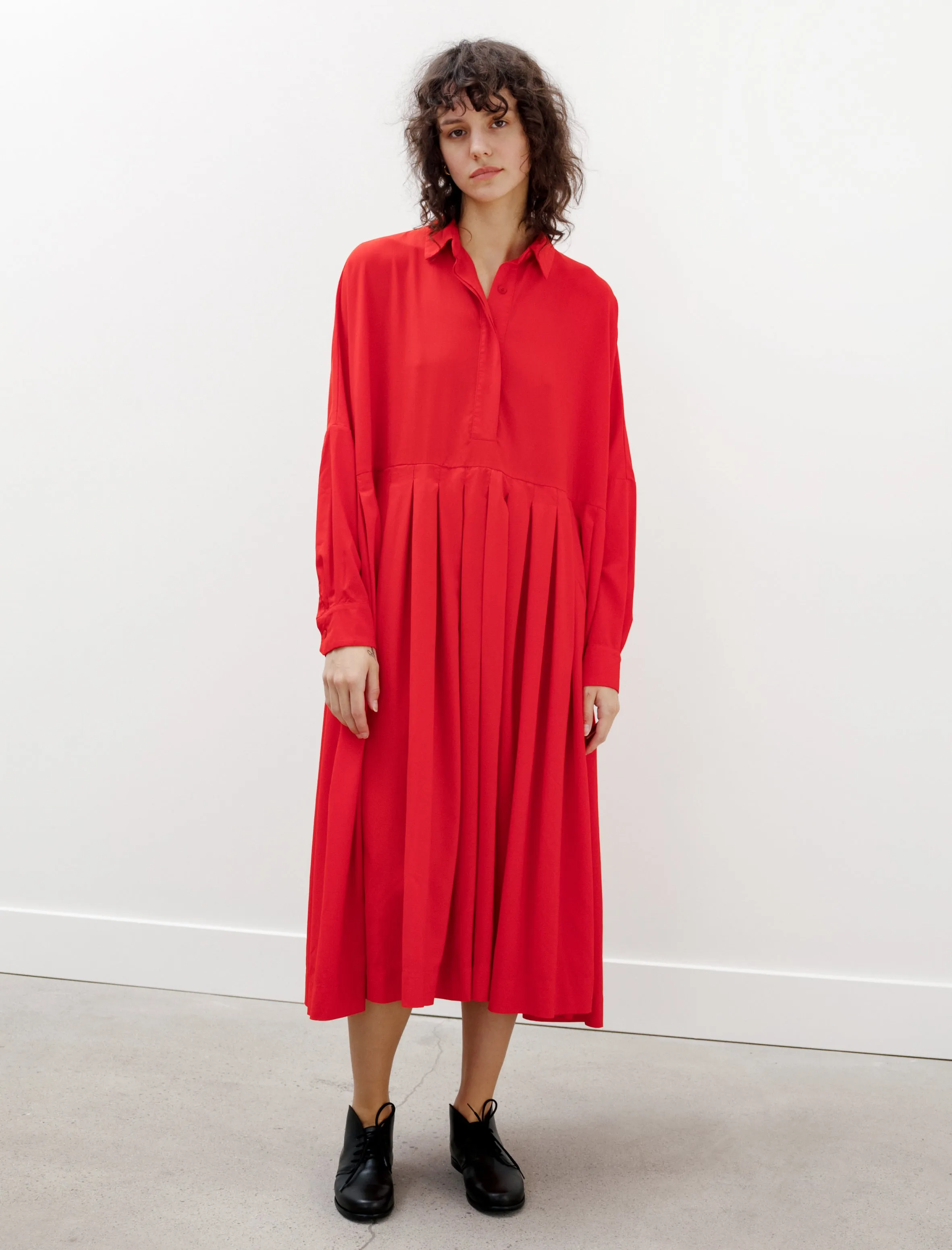 Waga Box Dress Voile Red sold by SHOP NEIGHBOR