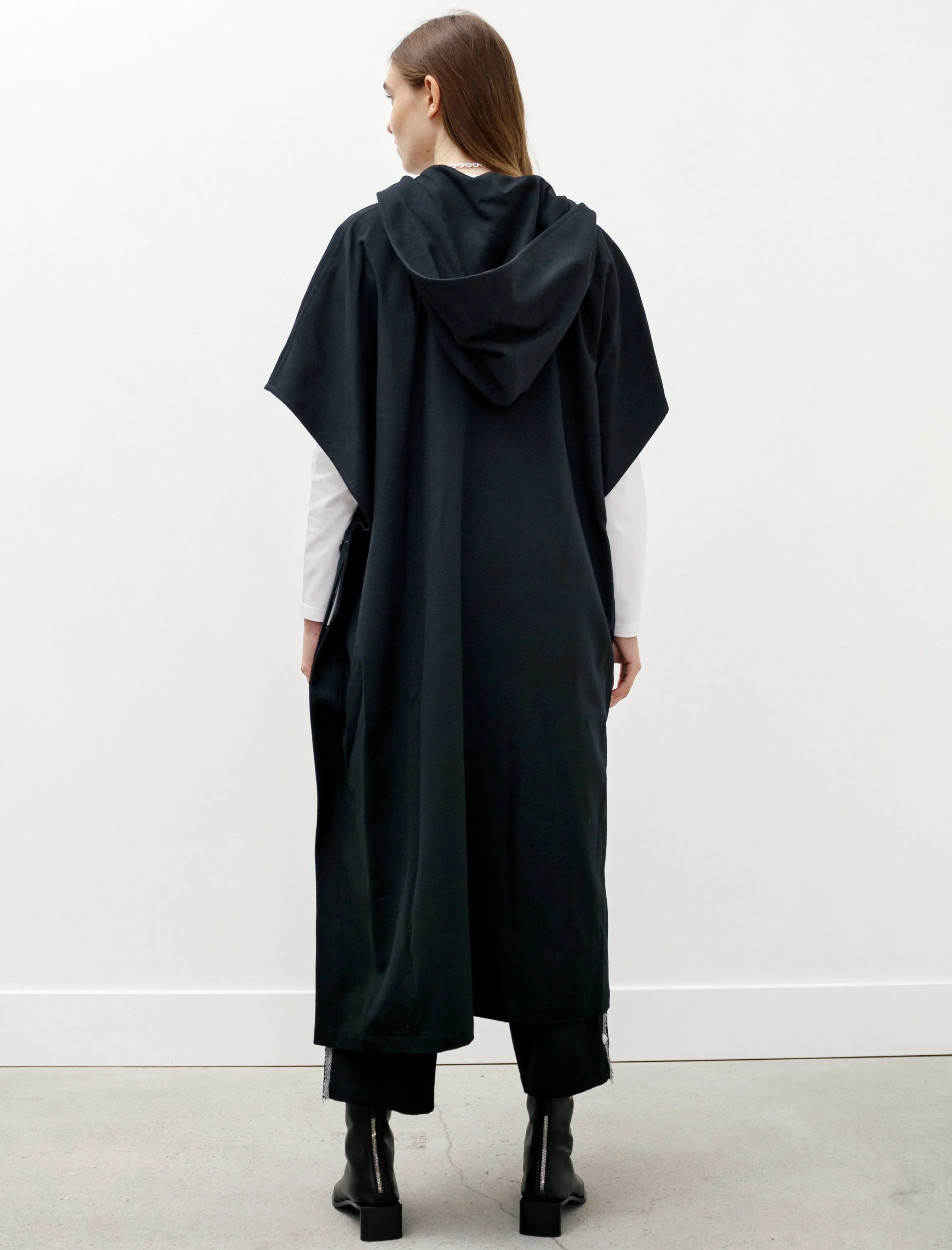 Hooded Poncho Dress Black sold by SHOP NEIGHBOR product image thumbnail 3