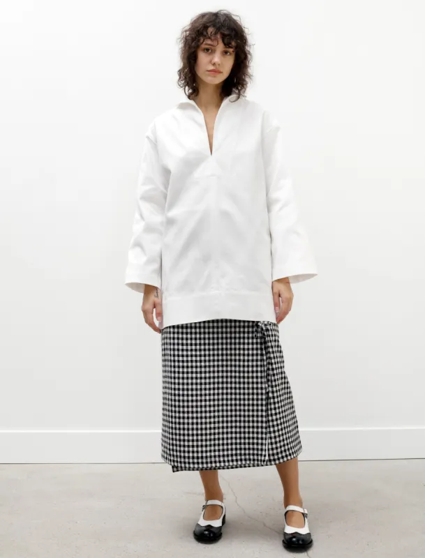 Marine Medium Dress White made by Eleph Womens