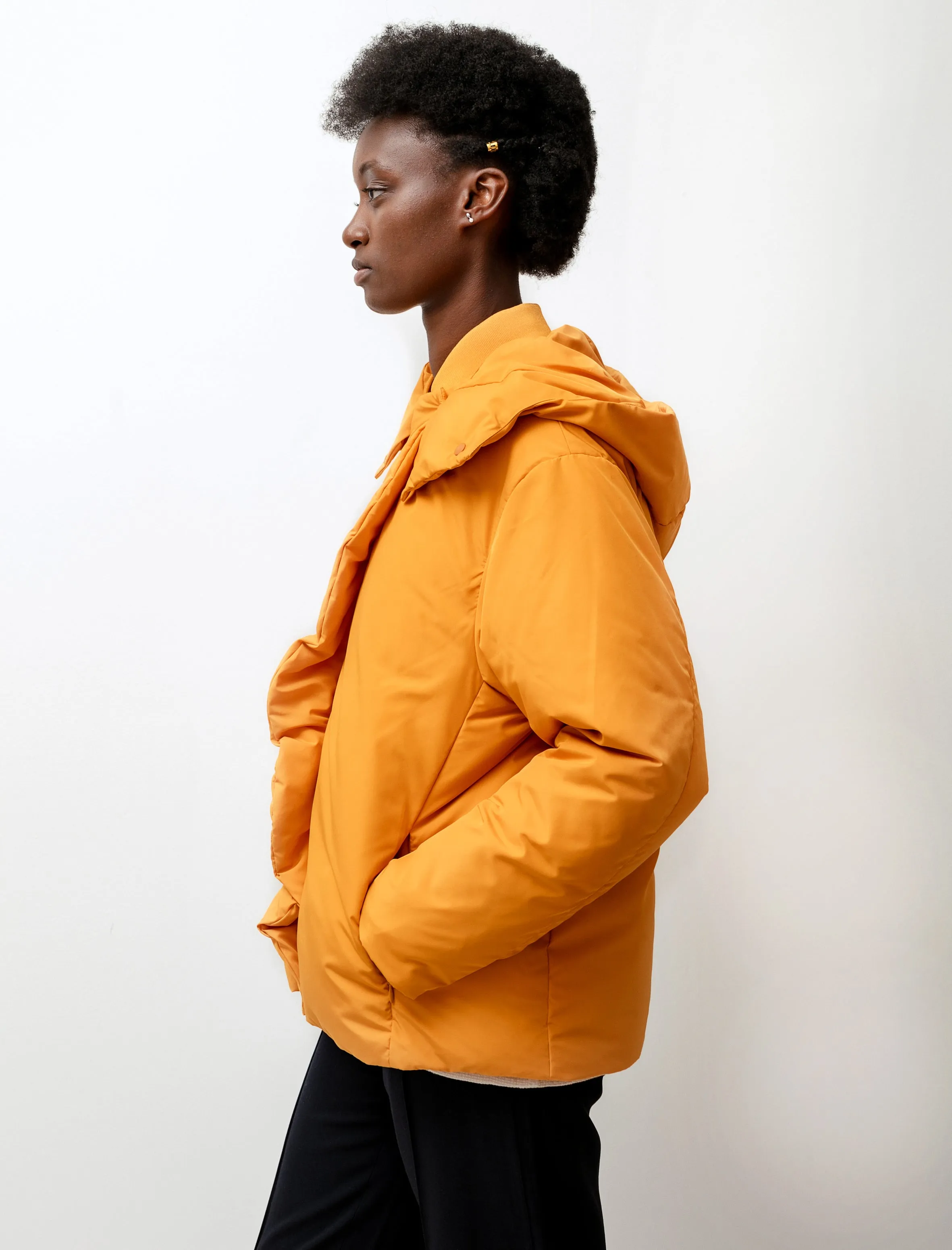 Puffer Hoodie Jacket Tangerine sold by SHOP NEIGHBOR product image thumbnail 4