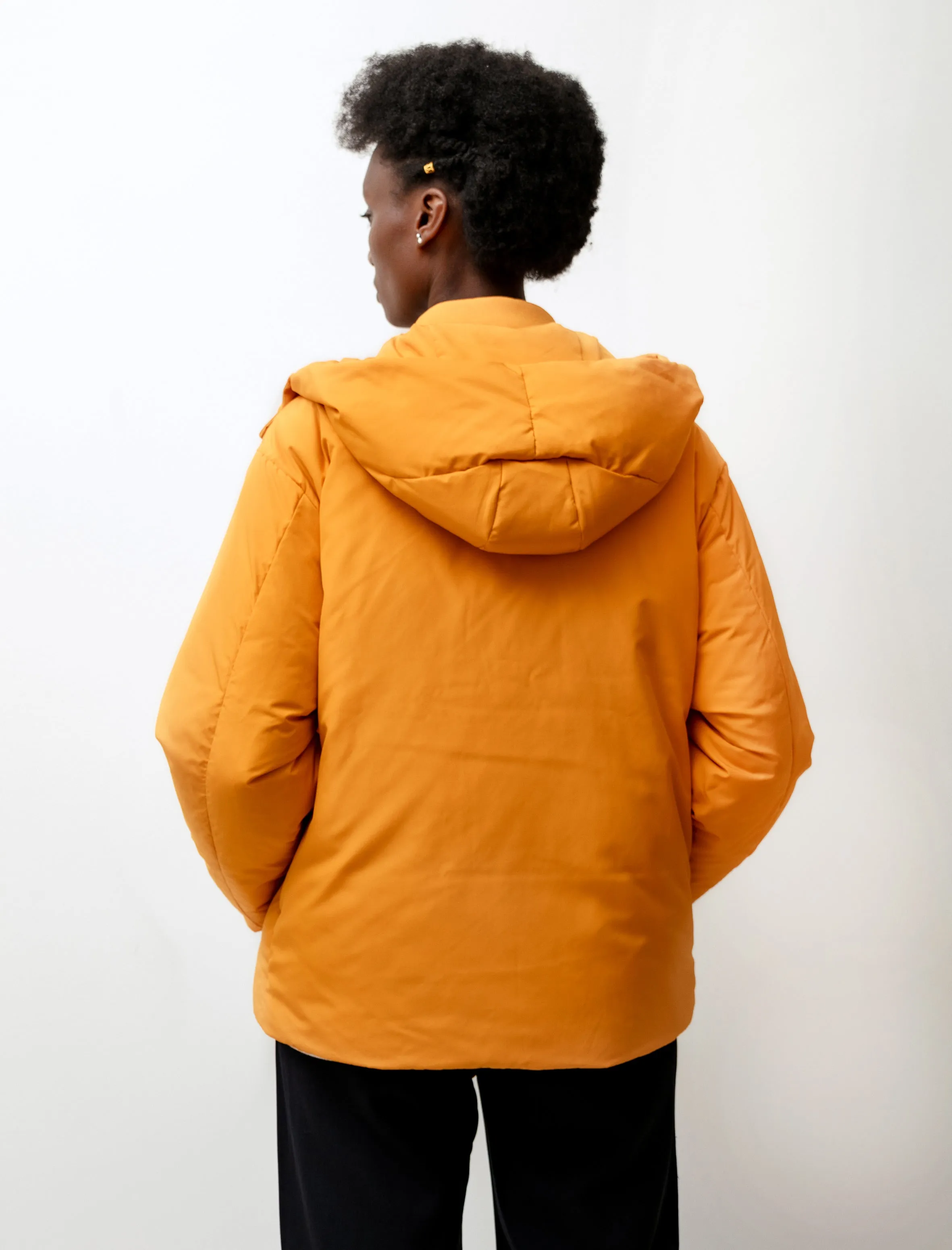 Puffer Hoodie Jacket Tangerine sold by SHOP NEIGHBOR product image thumbnail 5