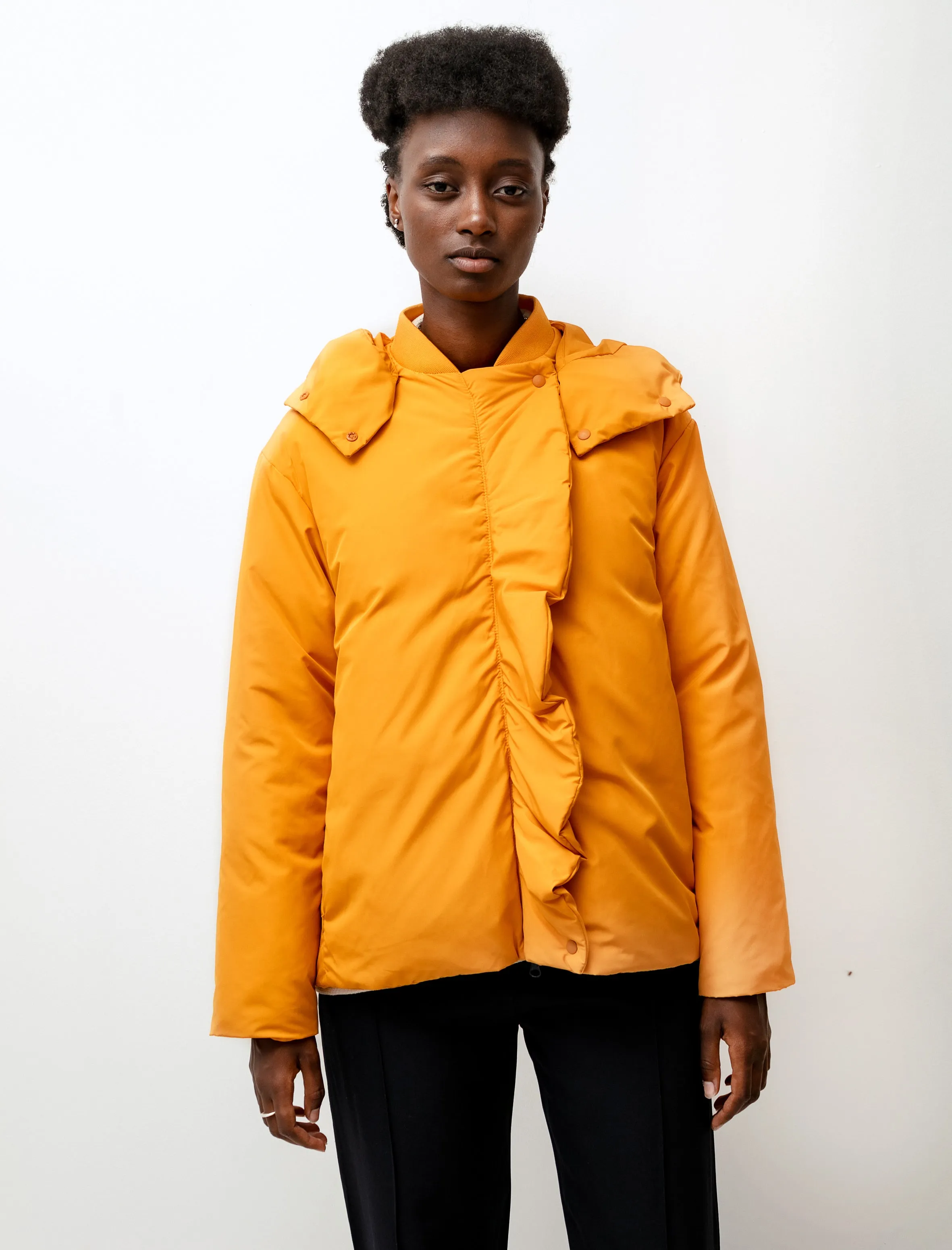 Puffer Hoodie Jacket Tangerine sold by SHOP NEIGHBOR product image thumbnail 2