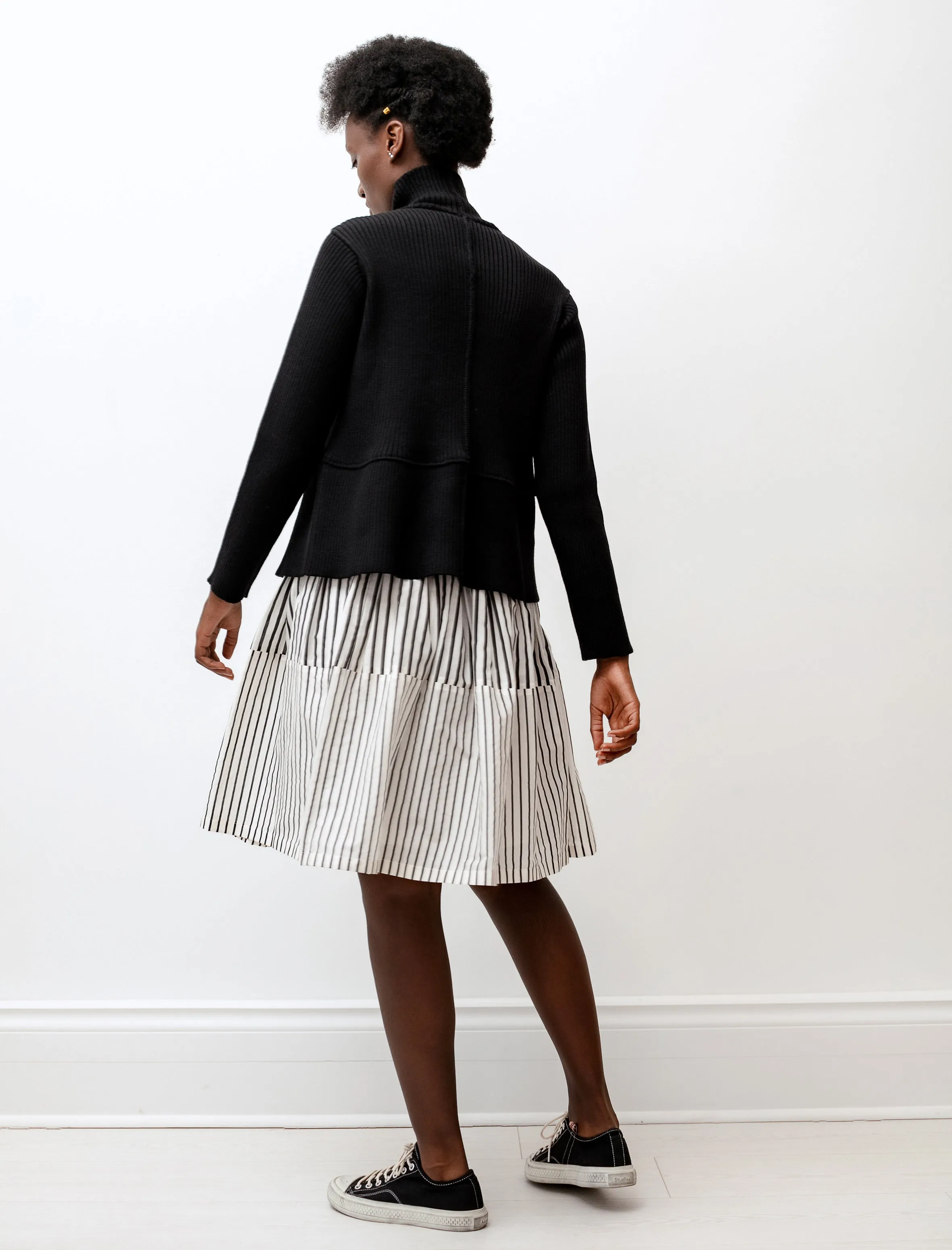 Gathered Skirt Double Stripe Print sold by SHOP NEIGHBOR product image thumbnail 5