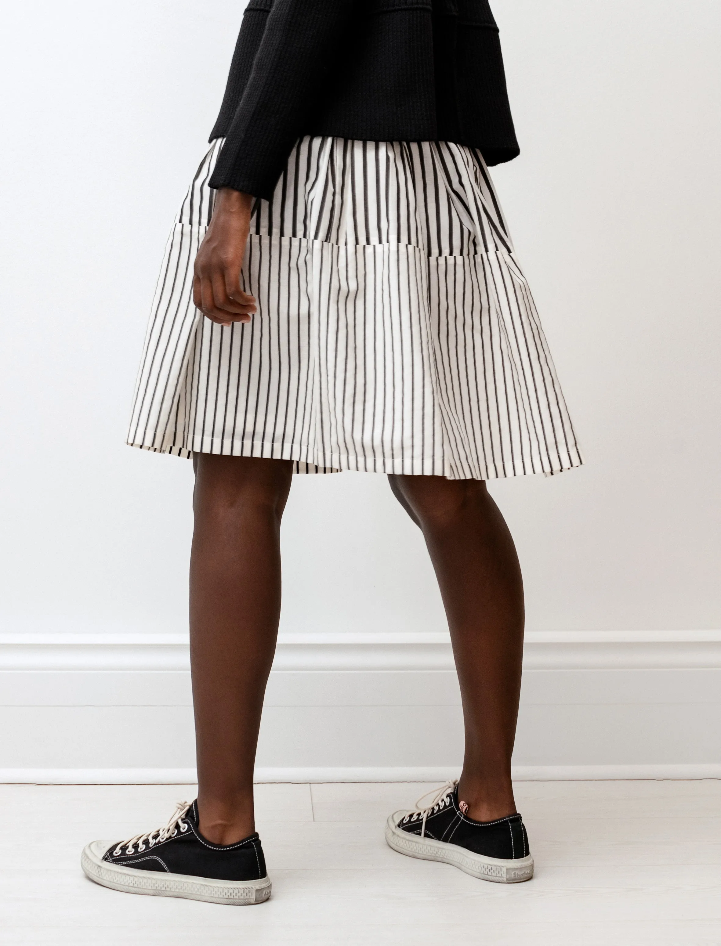Gathered Skirt Double Stripe Print sold by SHOP NEIGHBOR product image thumbnail 4