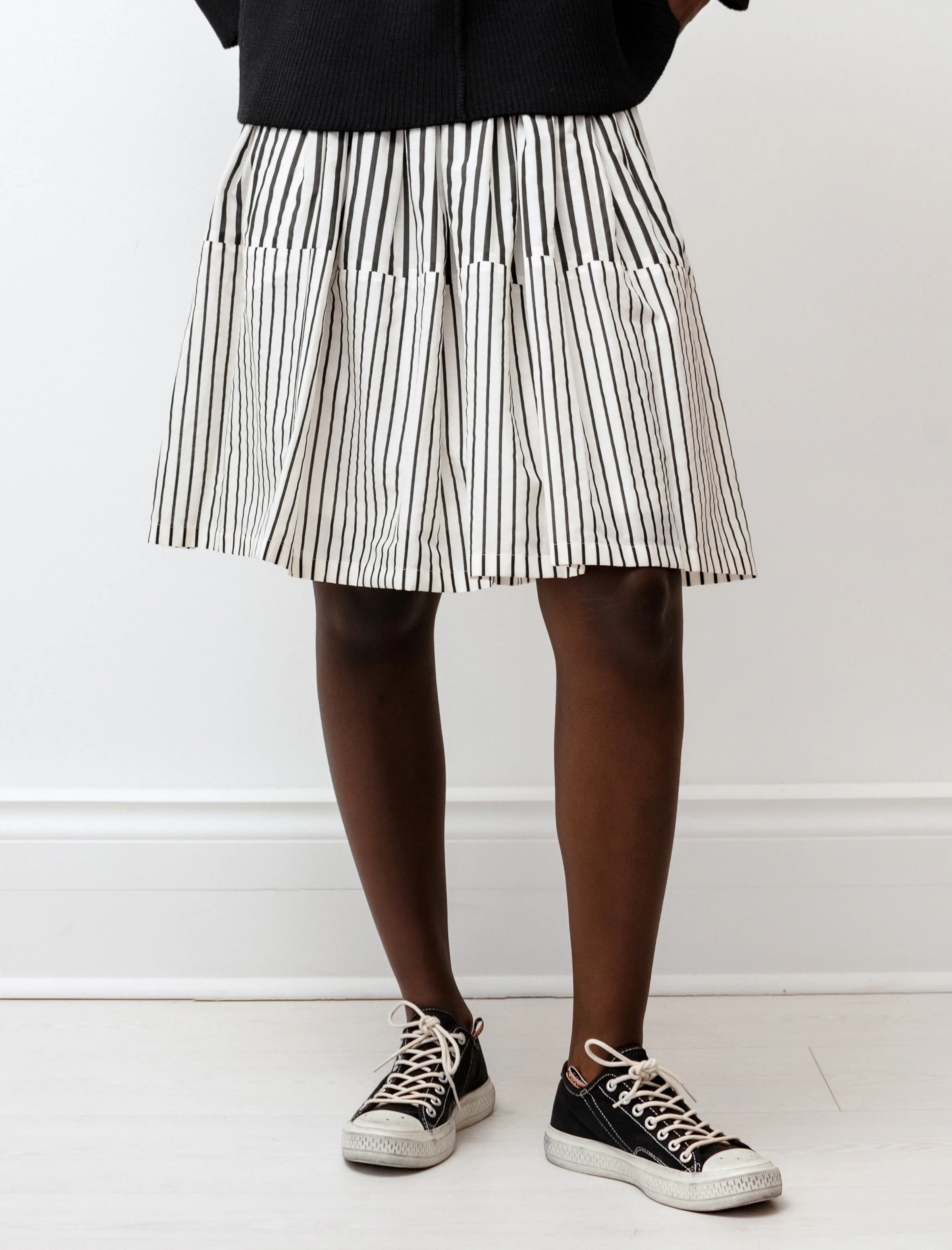 Gathered Skirt Double Stripe Print sold by SHOP NEIGHBOR product image thumbnail 2