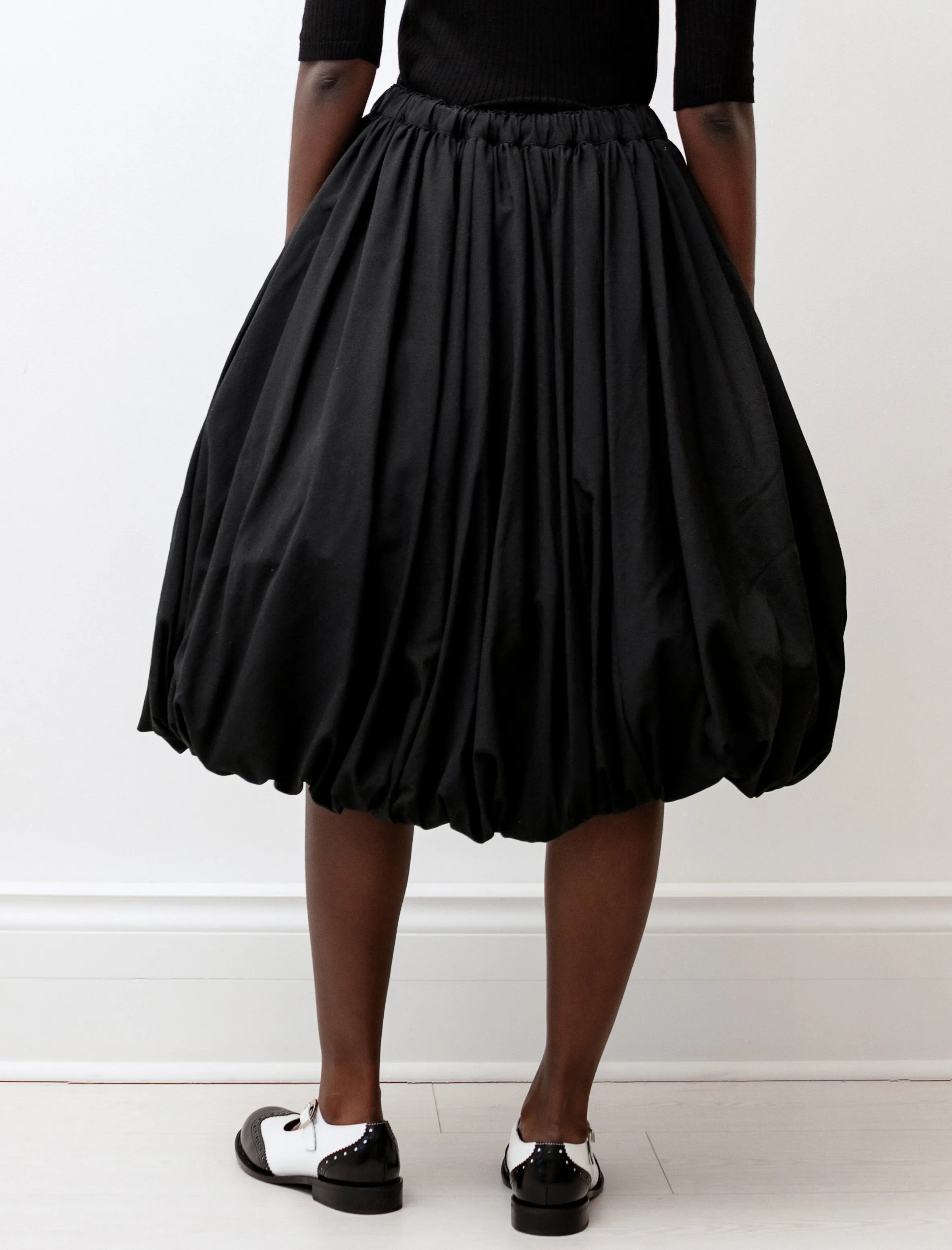 Wool Balloon Hem Skirt Black sold by SHOP NEIGHBOR product image thumbnail 4