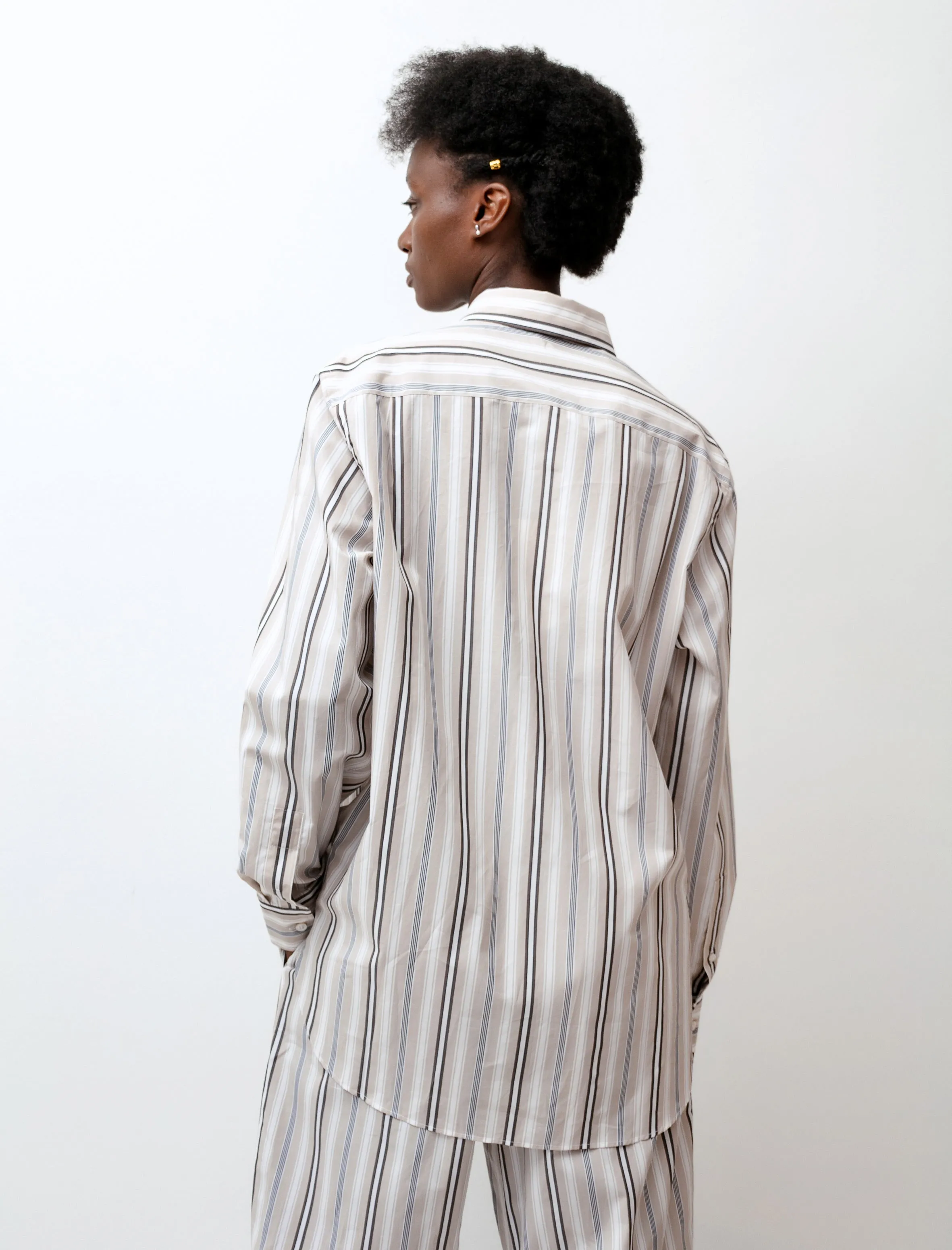 Bissett Shirt Beach Stripe Cocoa/Nude sold by SHOP NEIGHBOR product image thumbnail 4