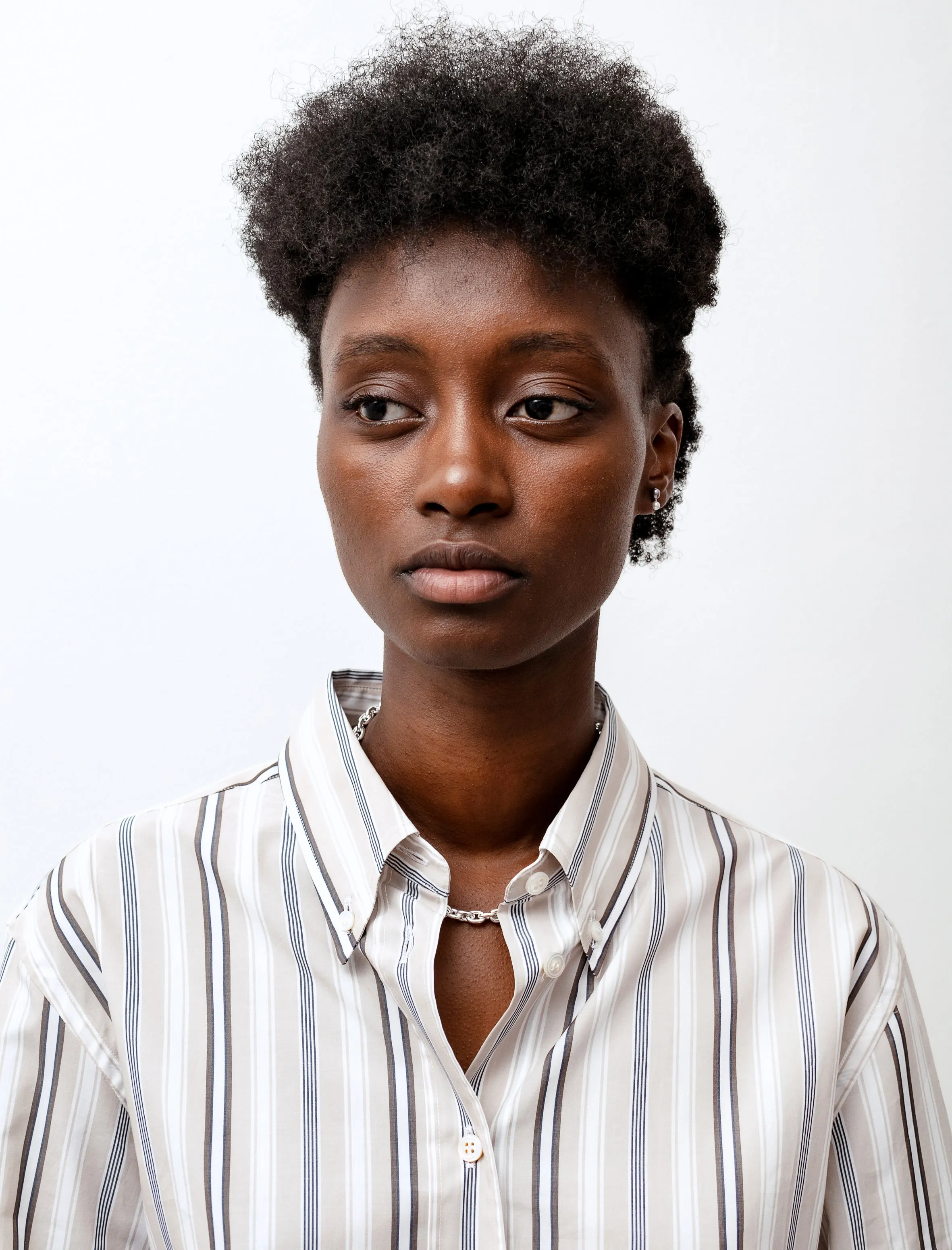 Bissett Shirt Beach Stripe Cocoa/Nude sold by SHOP NEIGHBOR product image thumbnail 3