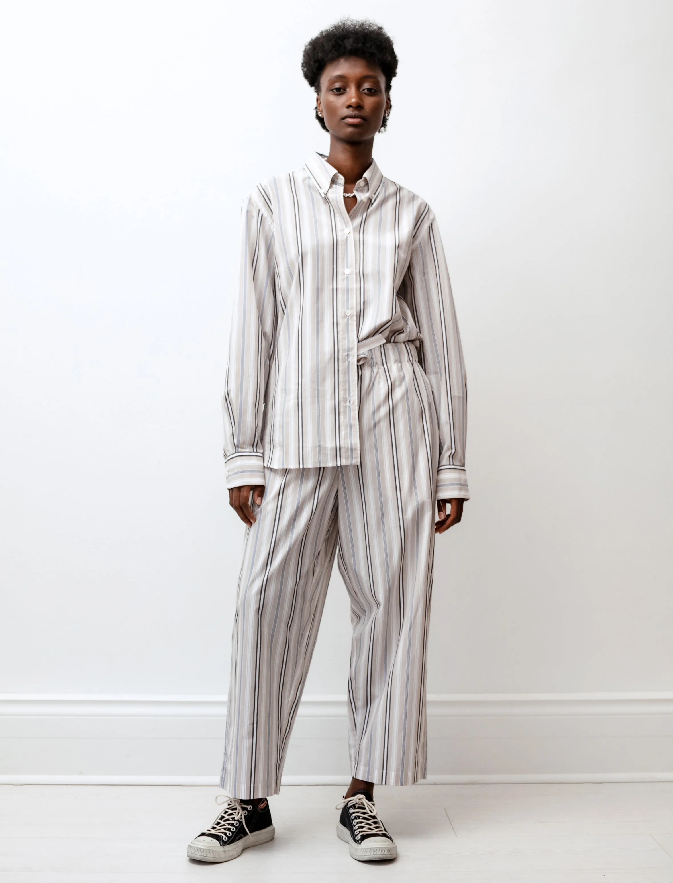 Cipriani Pants Beach Stripe Cocoa/Nude sold by SHOP NEIGHBOR