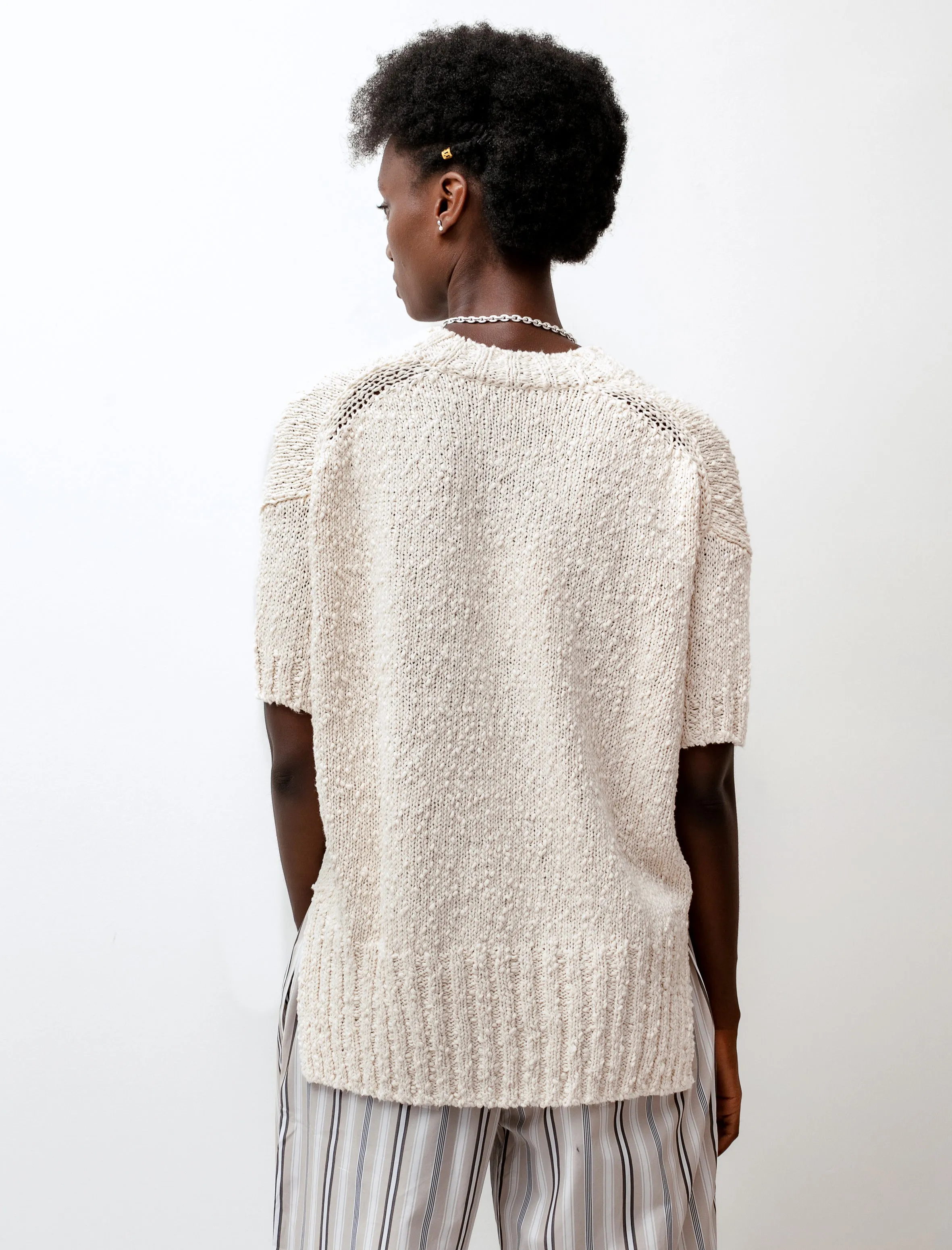 Petalo Knit Top Chalk sold by SHOP NEIGHBOR product image thumbnail 5