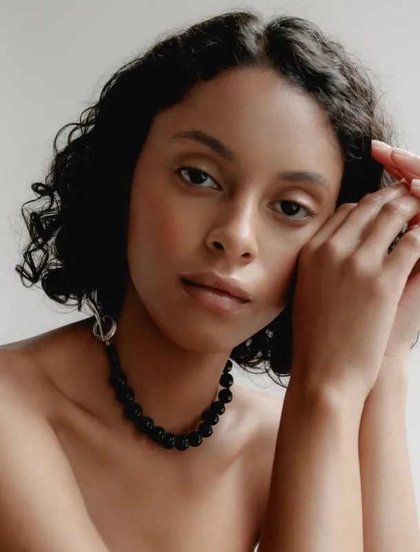 Everyday Boule Collar Onyx made by Sophie Buhai Womens