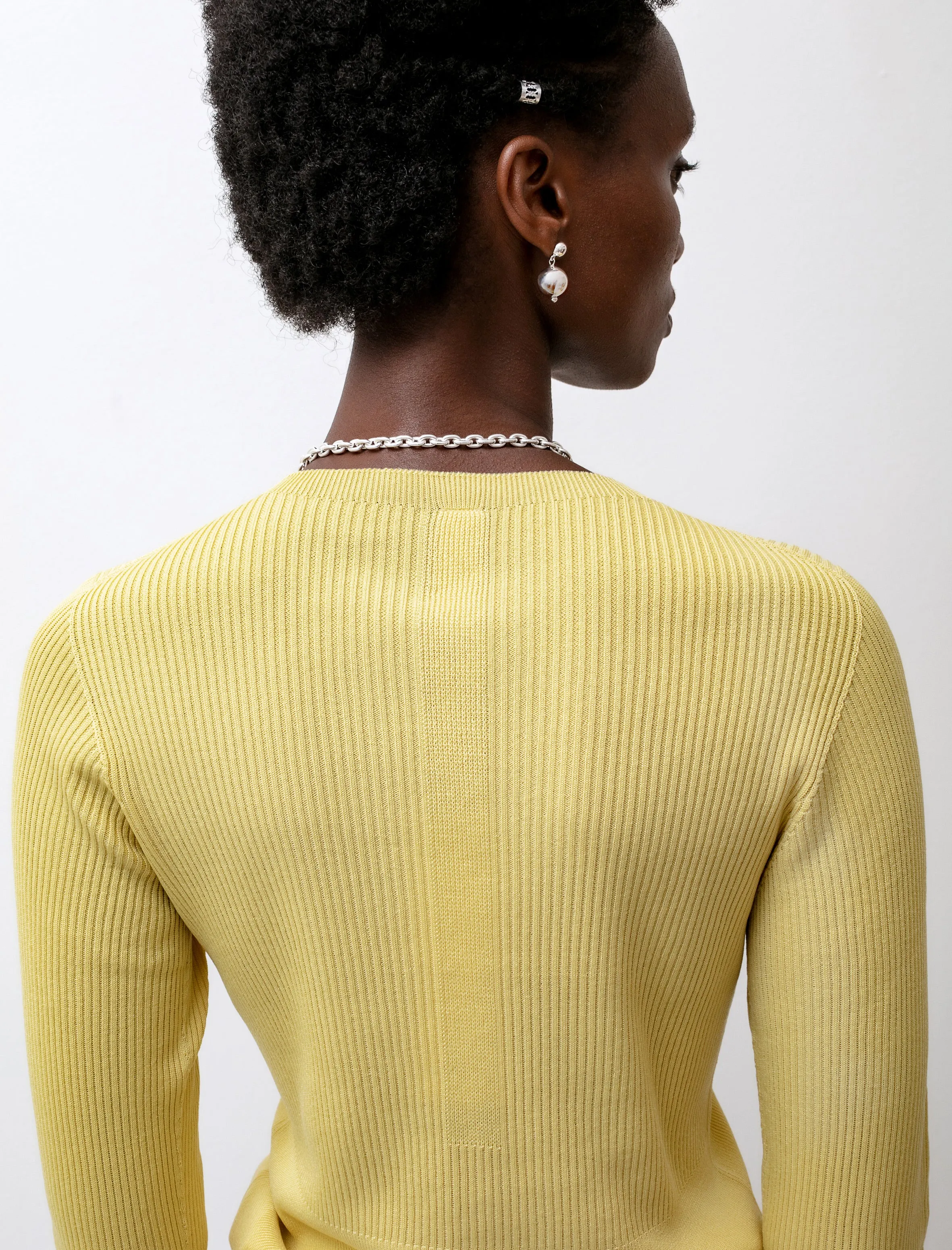 Cupro Rib Top Yellow/Purple sold by SHOP NEIGHBOR product image thumbnail 4