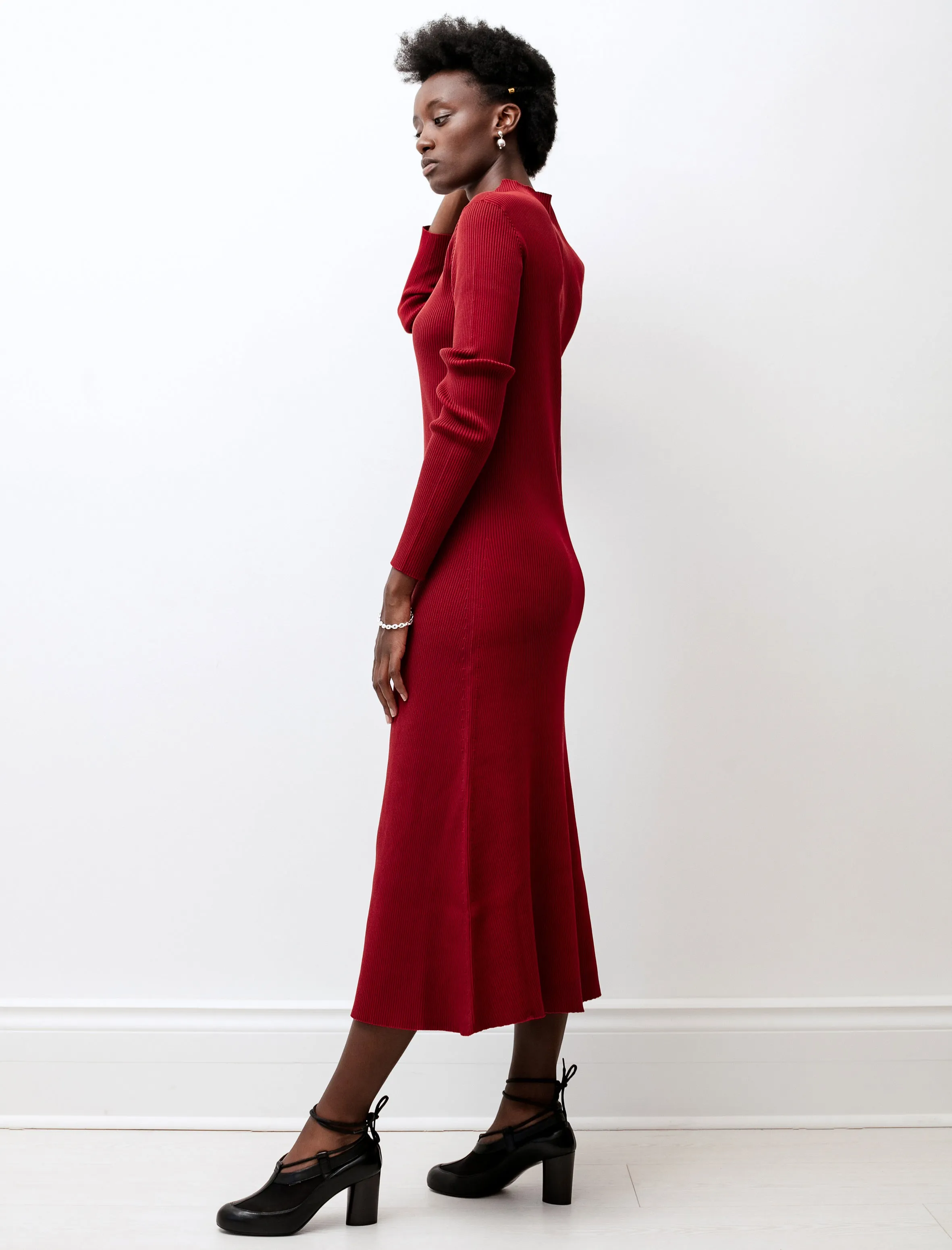 Portrait Dress 2 Red sold by SHOP NEIGHBOR product image thumbnail 3