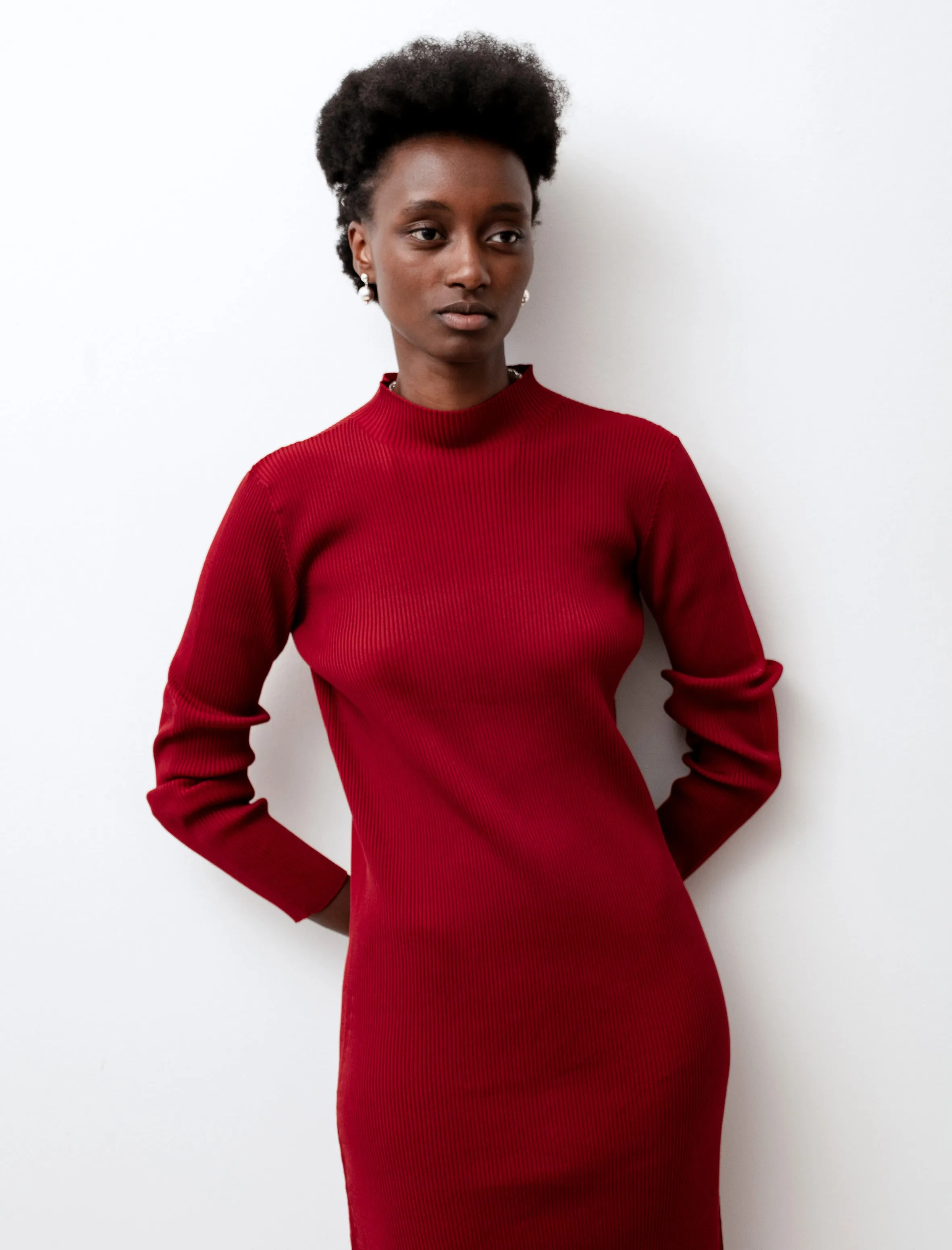 Portrait Dress 2 Red sold by SHOP NEIGHBOR product image thumbnail 2