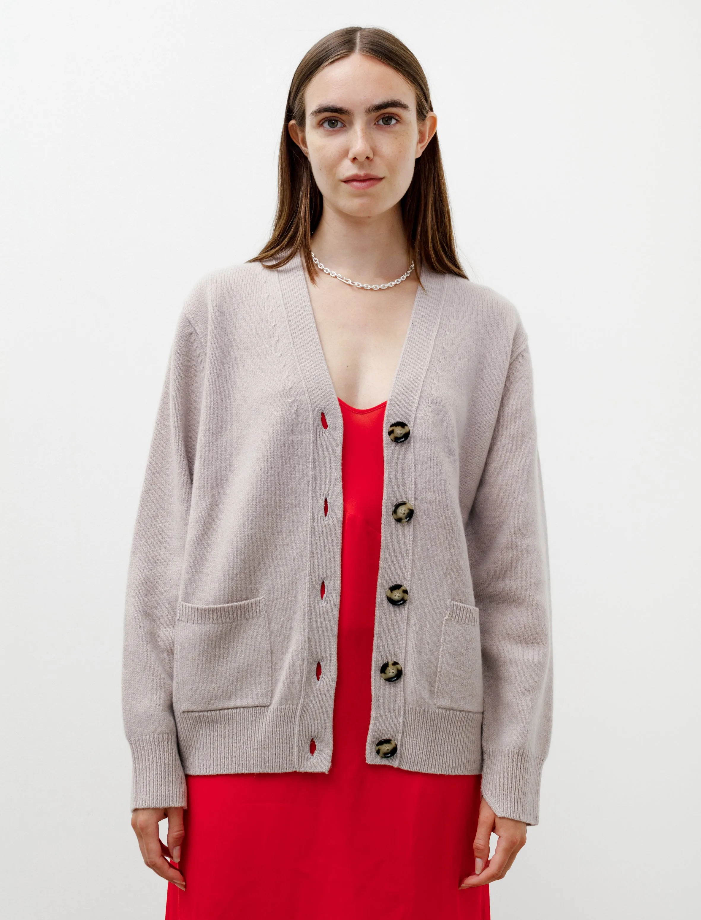 Wool Blend Cardigan Cold Beige sold by SHOP NEIGHBOR product image thumbnail 3