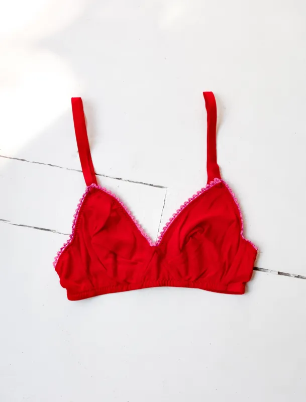 Antonia Bralette Persimmon sold by SHOP NEIGHBOR