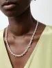 Standard Necklace Thin Polished Silver Long sold by SHOP NEIGHBOR