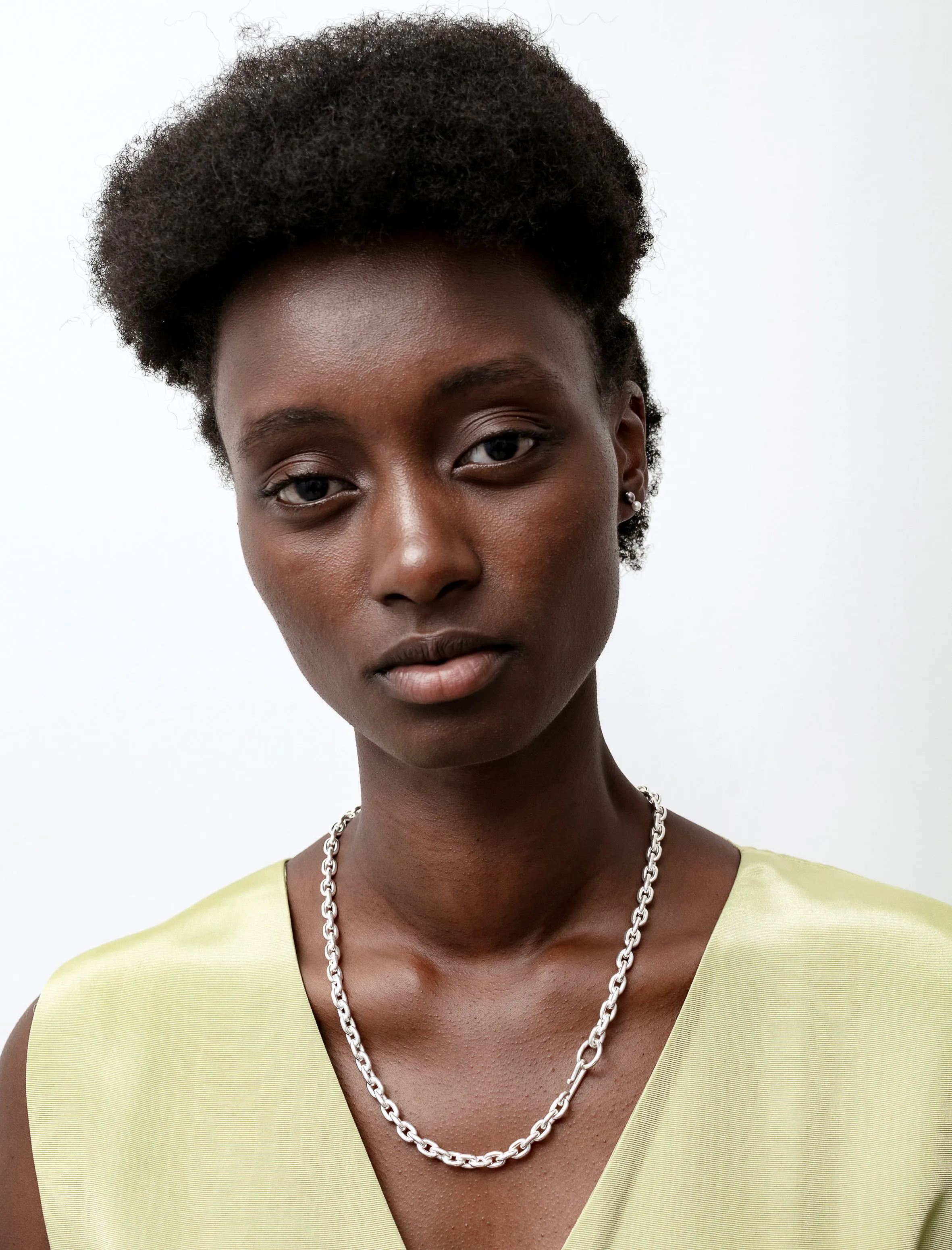 Standard Necklace Thin Polished Silver Long sold by SHOP NEIGHBOR product image thumbnail 2