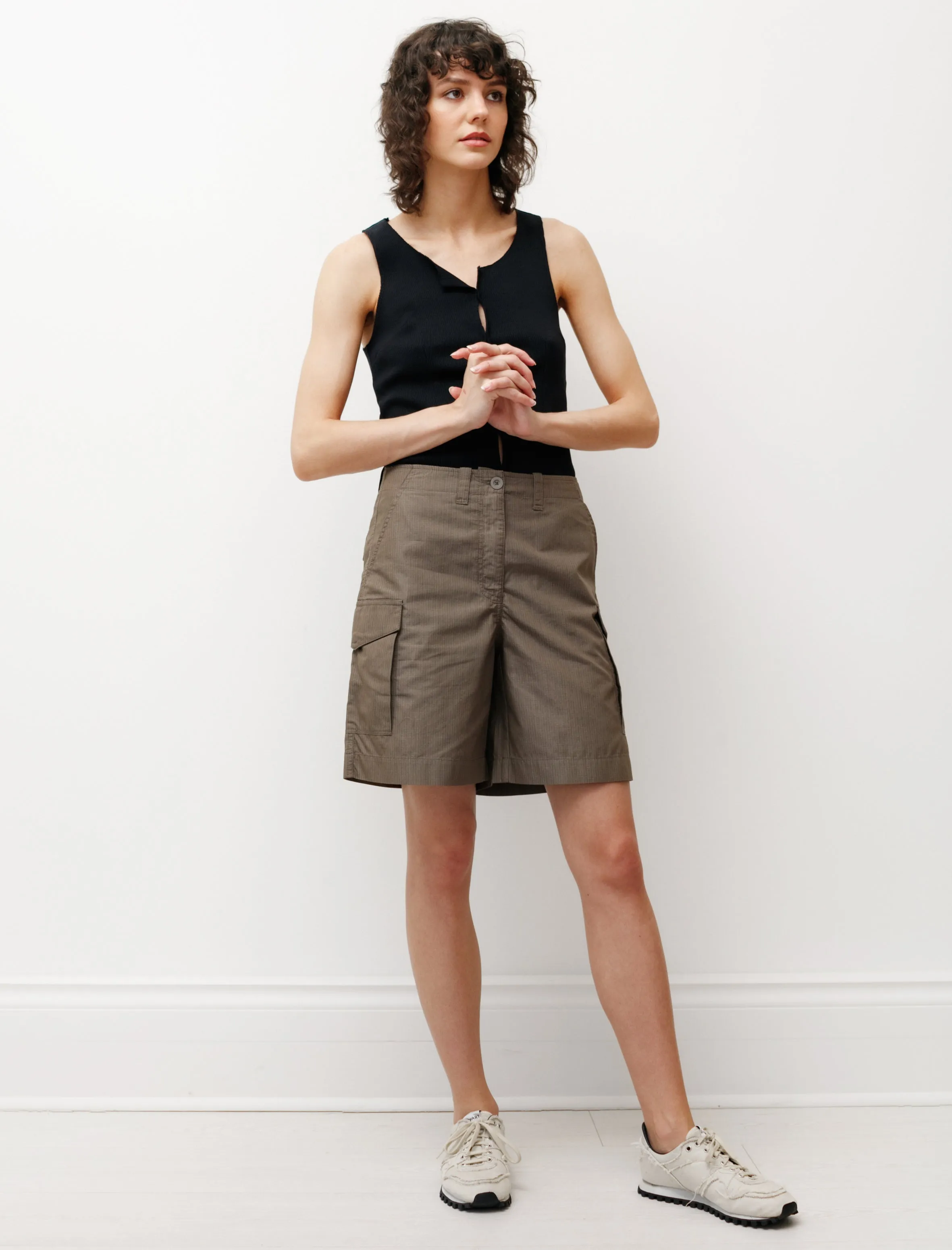 Parachute Shorts Army Green Cotton Ripstop sold by SHOP NEIGHBOR product image thumbnail 5