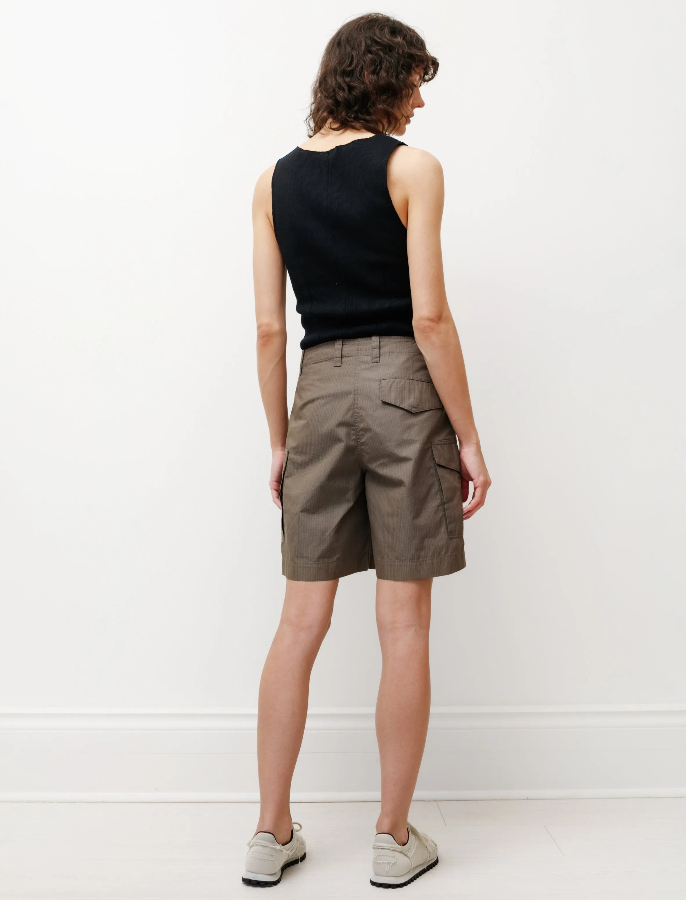 Parachute Shorts Army Green Cotton Ripstop sold by SHOP NEIGHBOR product image thumbnail 4