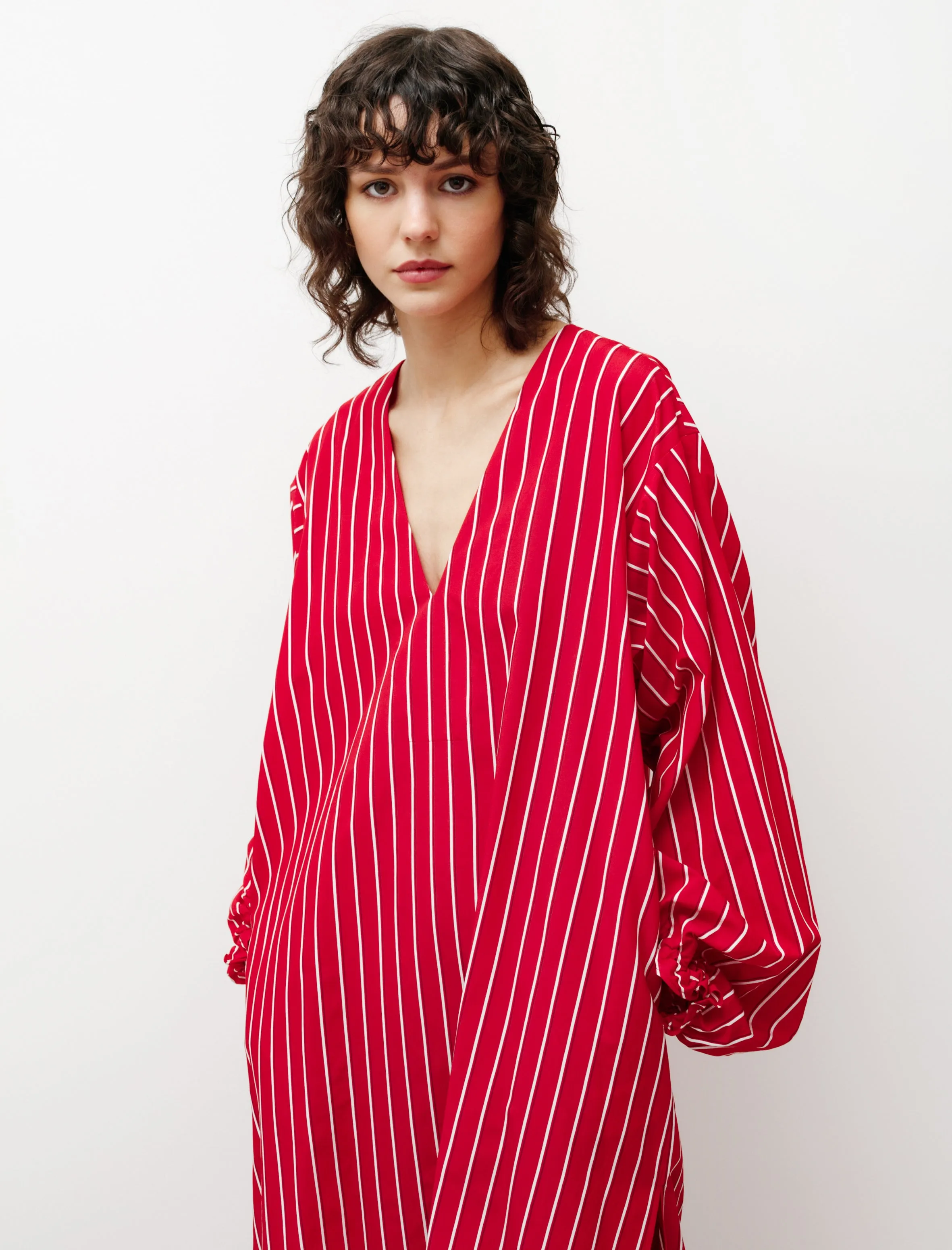 Caftan Dress Red/White sold by SHOP NEIGHBOR product image thumbnail 4