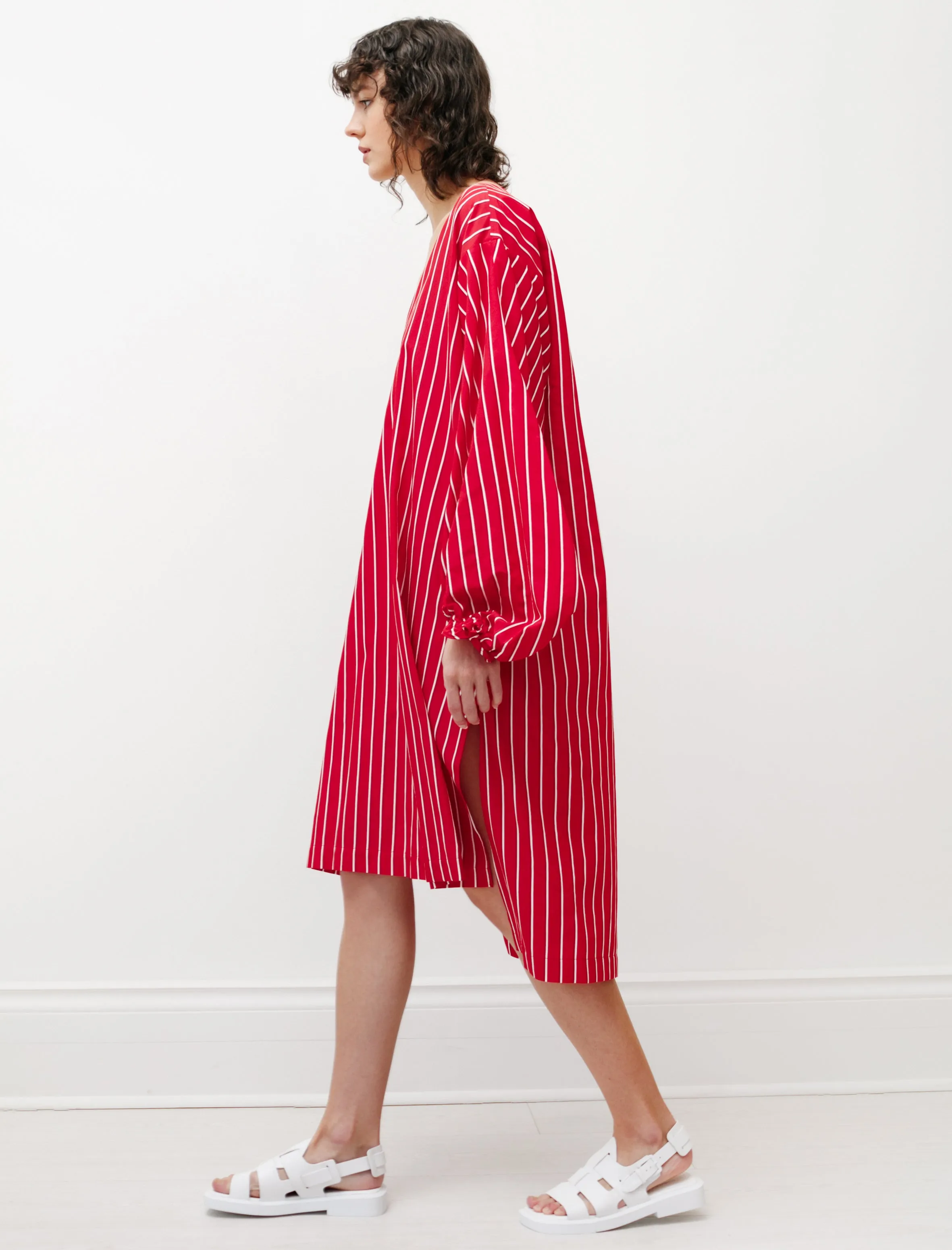 Caftan Dress Red/White sold by SHOP NEIGHBOR product image thumbnail 2