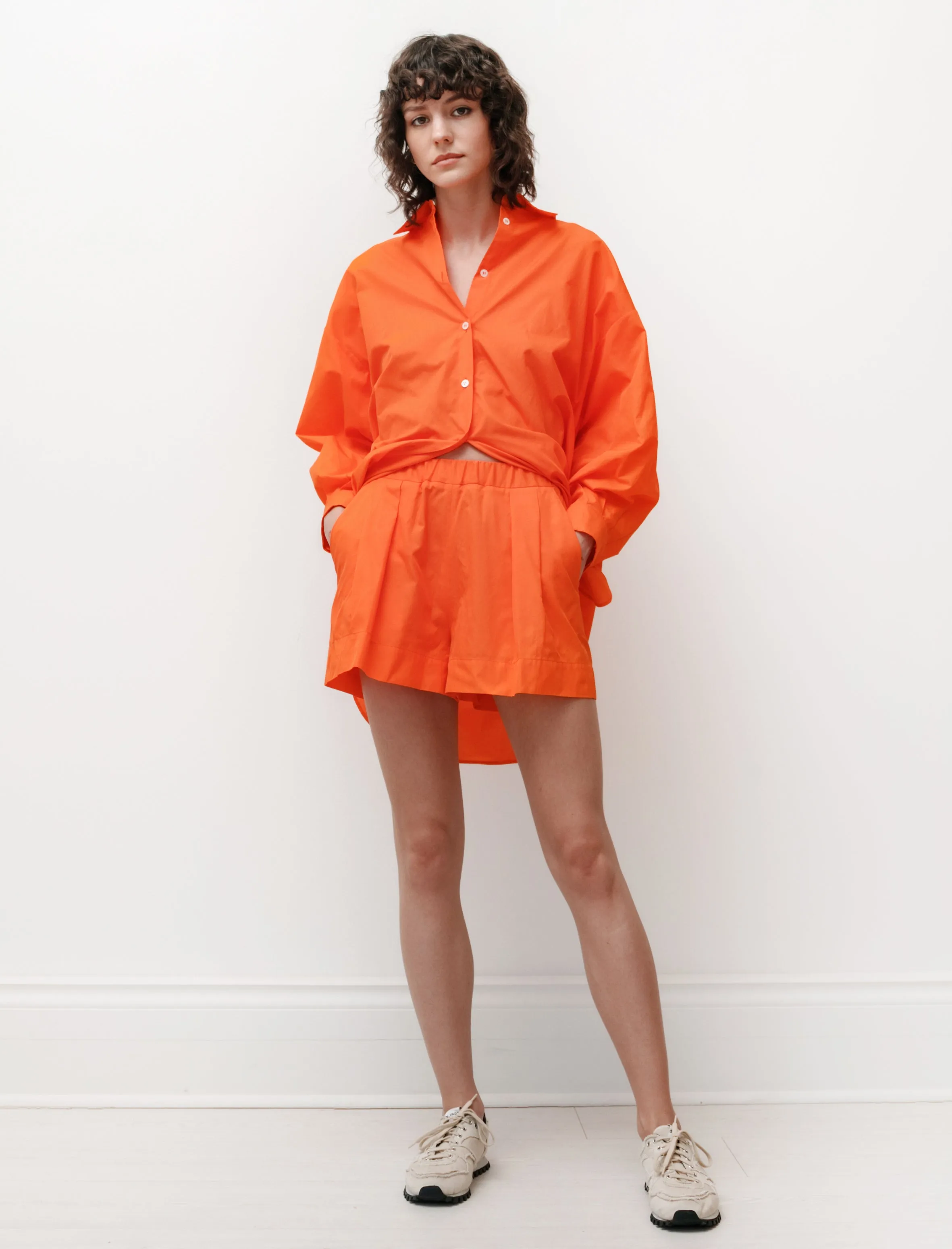 Easy Shorts Tangerine sold by SHOP NEIGHBOR