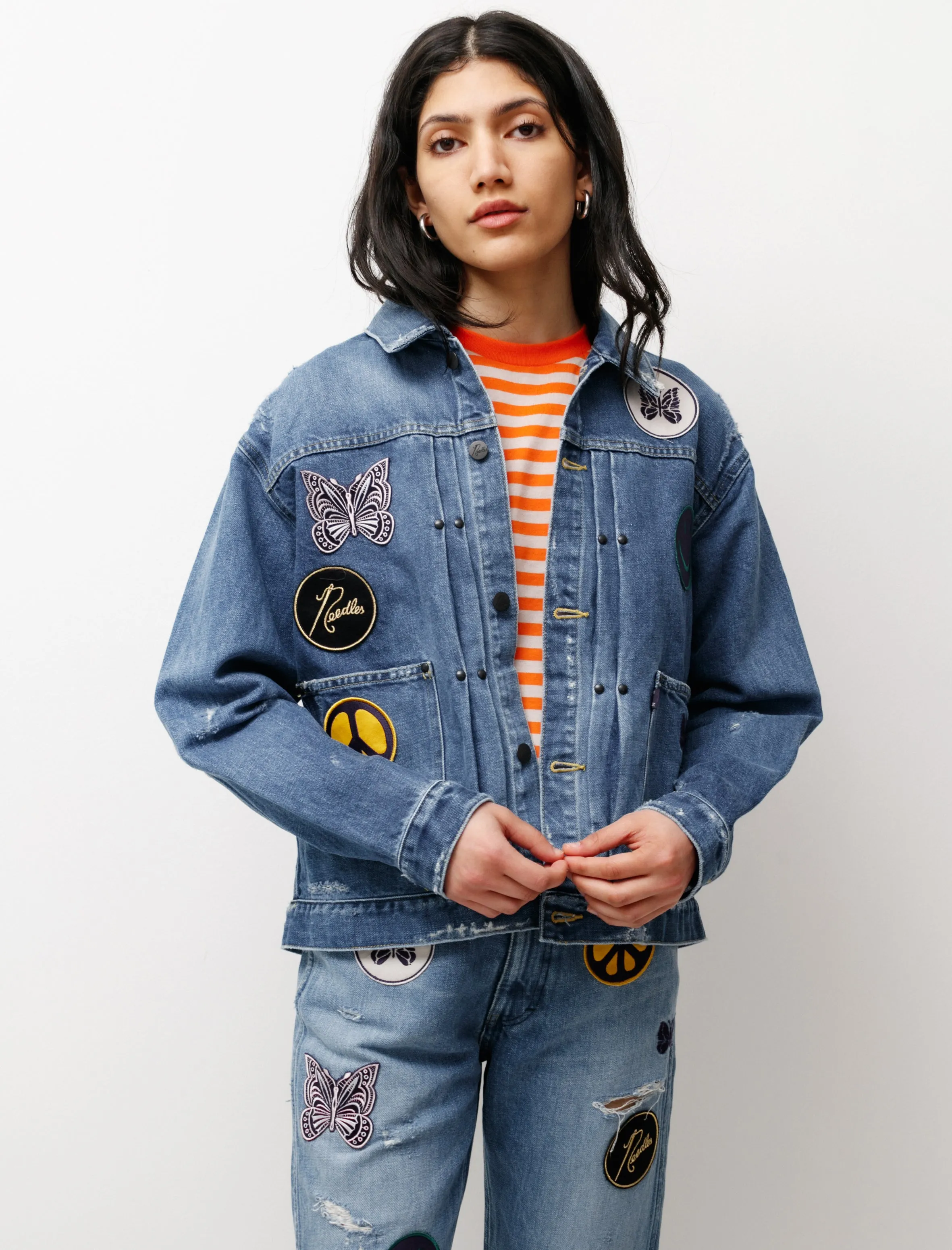 Assorted Patches Jean Jacket sold by SHOP NEIGHBOR product image thumbnail 3