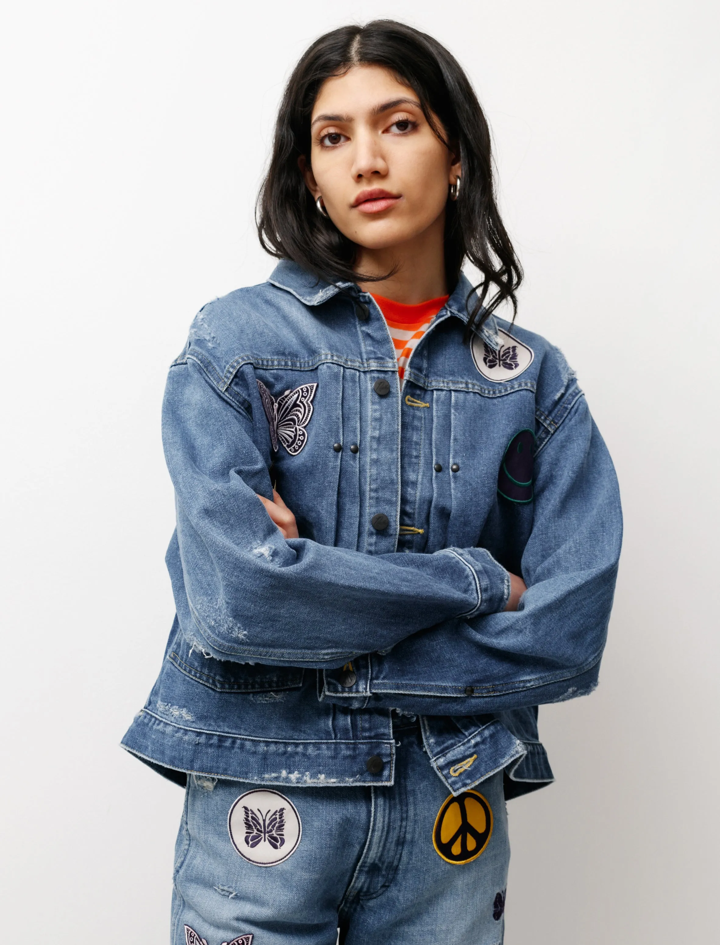 Assorted Patches Jean Jacket sold by SHOP NEIGHBOR product image thumbnail 2