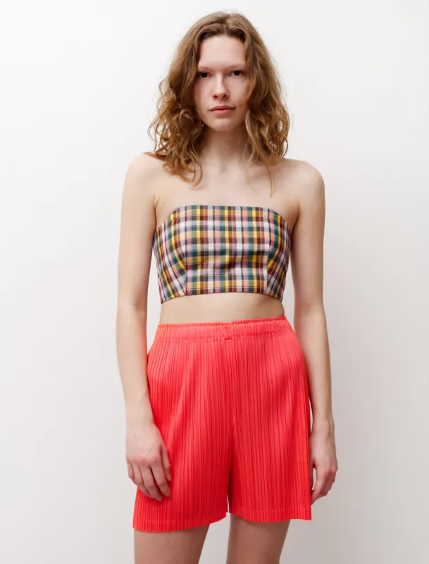 Giza Light Weight Double-Cloth Bandeau Madras Check made by SHOP NEIGHBOR