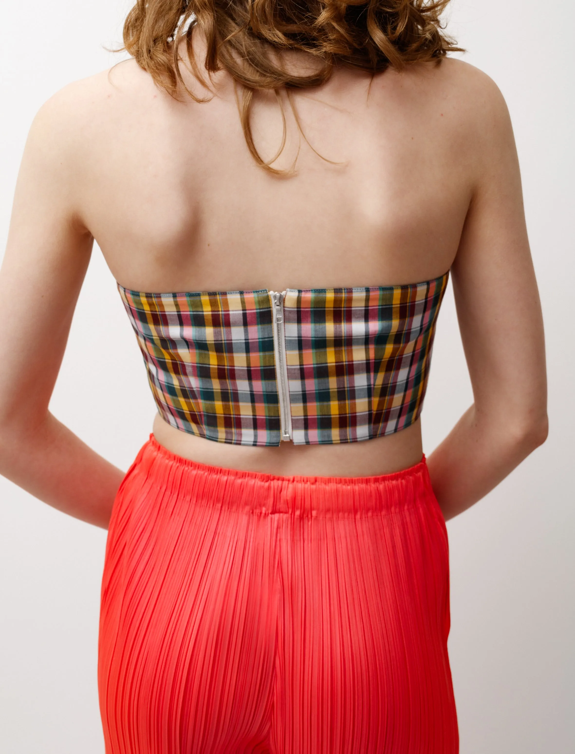 Giza Light Weight Double-Cloth Bandeau Madras Check sold by SHOP NEIGHBOR product image thumbnail 4
