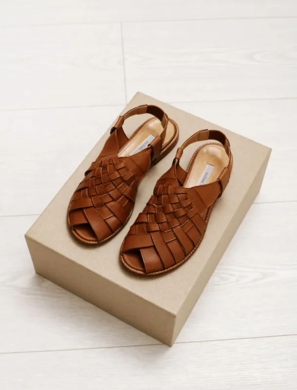 Rosa Savana Sandal Natural Tan made by SHOP NEIGHBOR