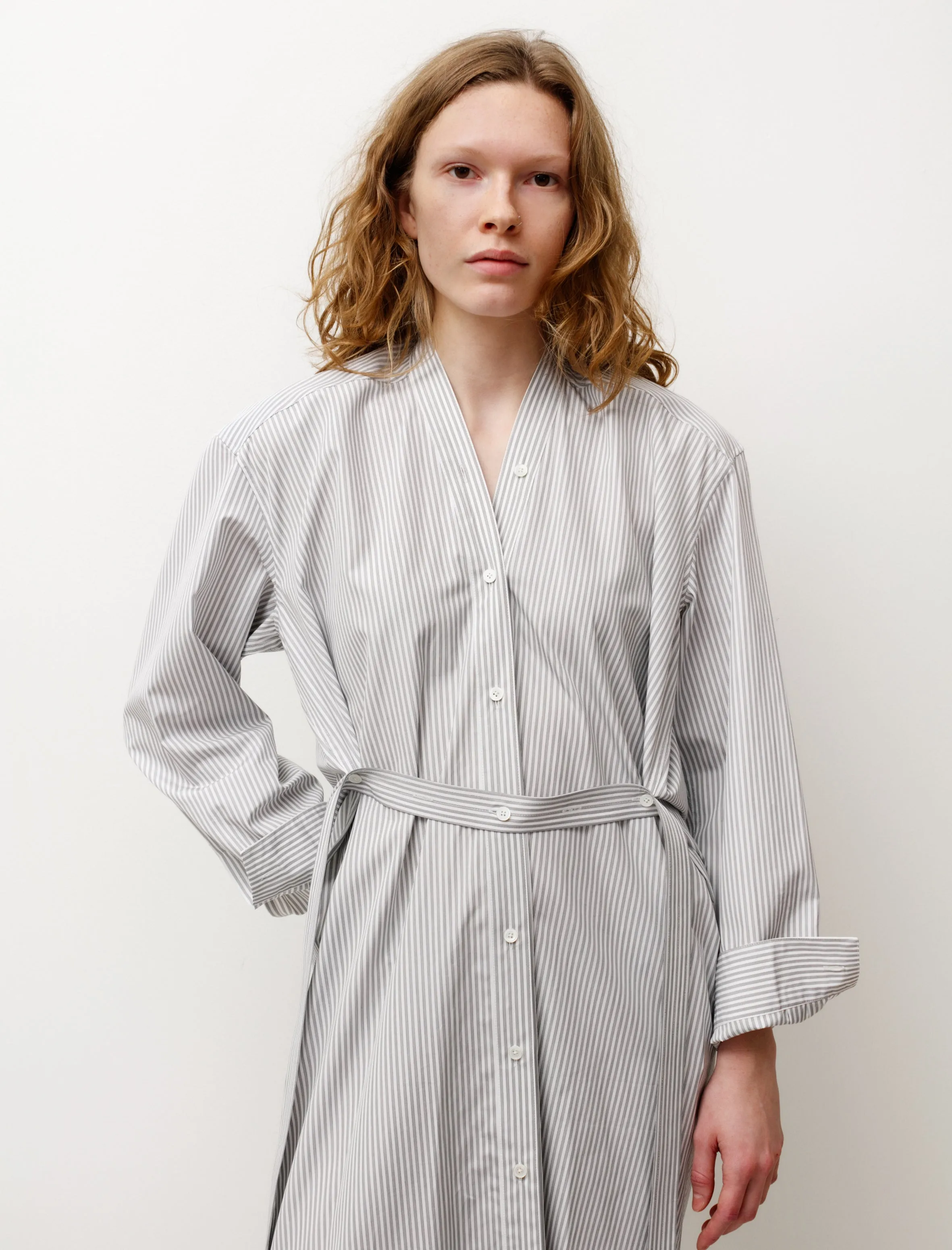 Tilted Shirtdress Striped White/Black sold by SHOP NEIGHBOR product image thumbnail 4