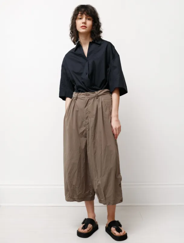 Gathered Hem Pants Beige sold by SHOP NEIGHBOR