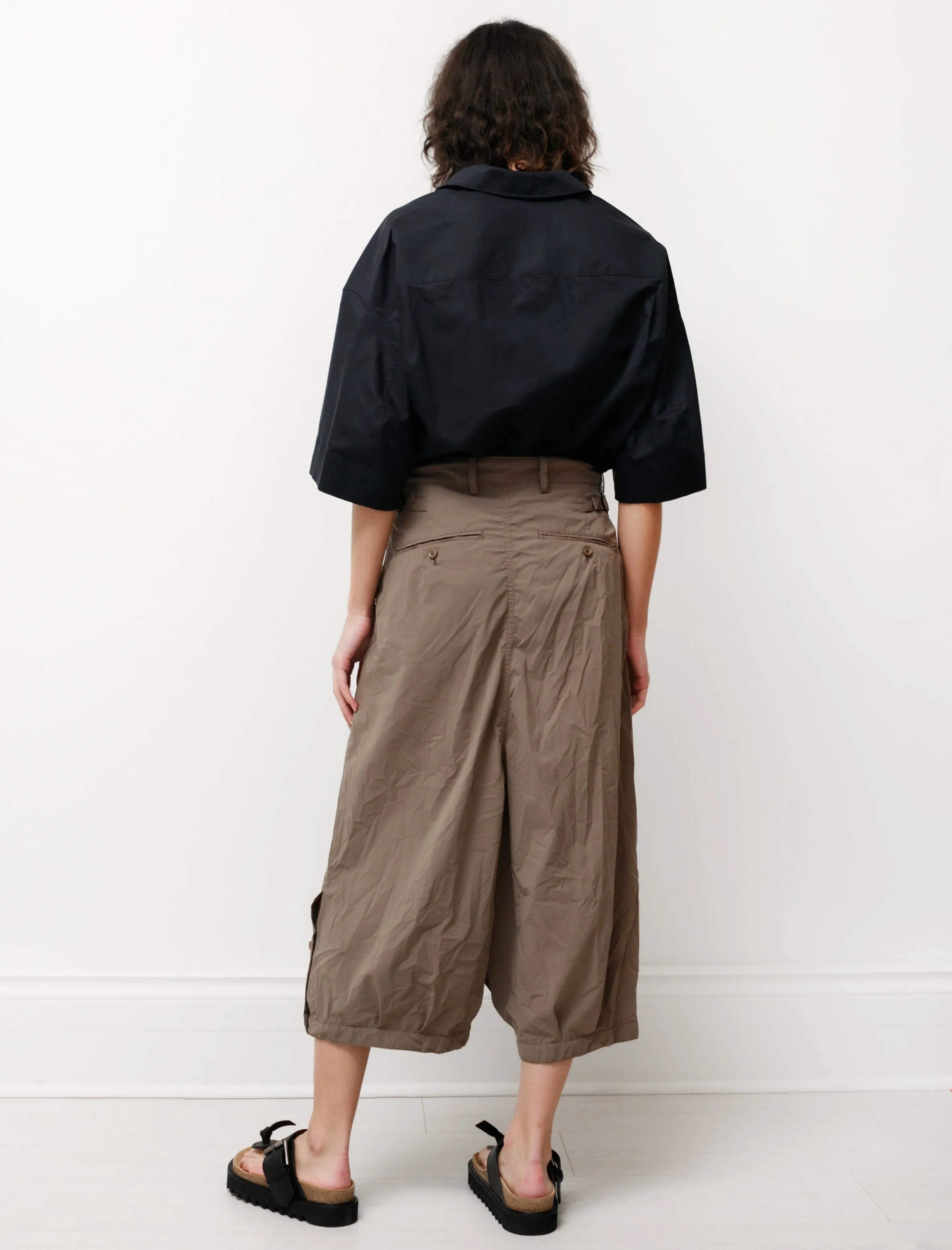 Gathered Hem Pants Beige sold by SHOP NEIGHBOR product image thumbnail 4