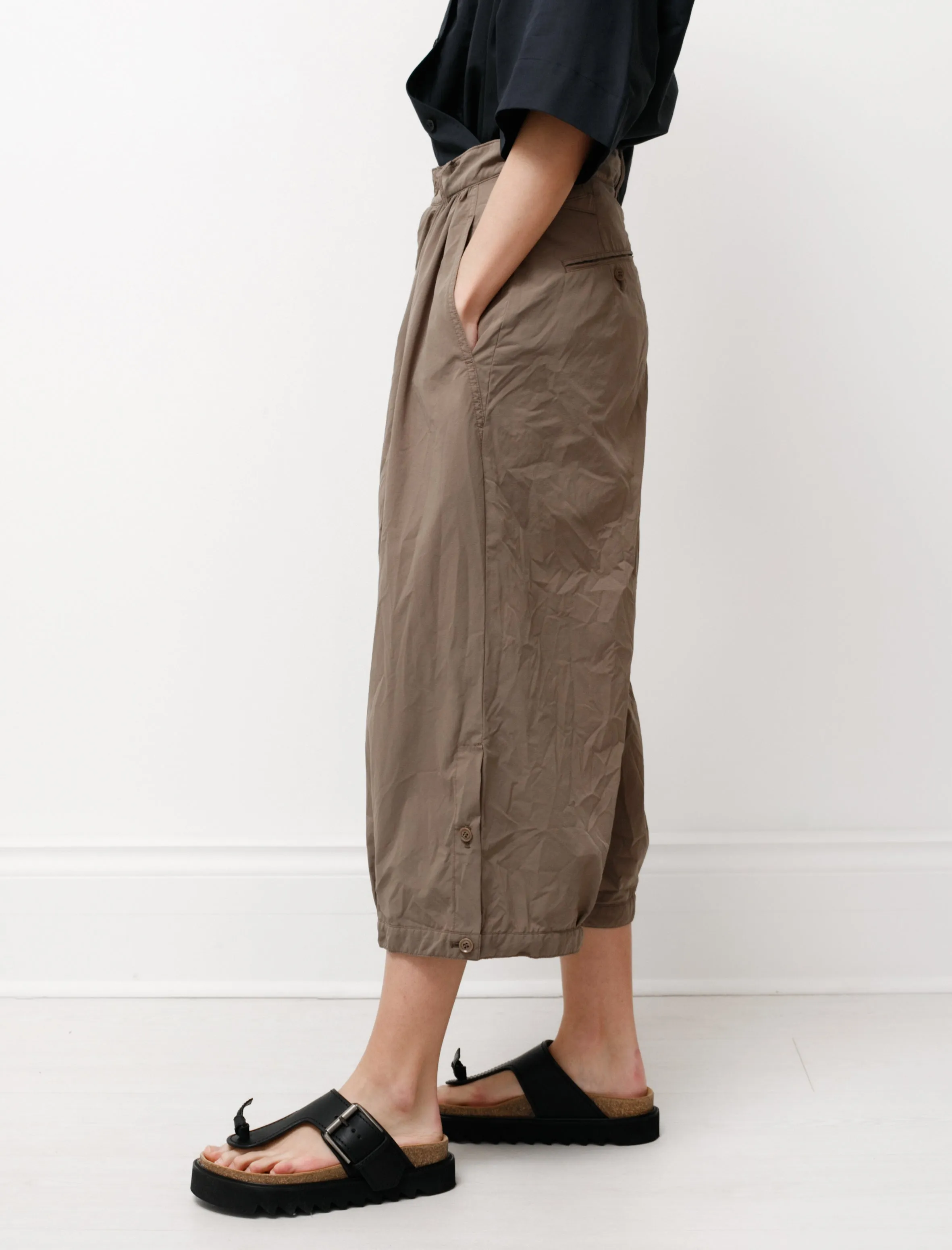 Gathered Hem Pants Beige sold by SHOP NEIGHBOR product image thumbnail 5