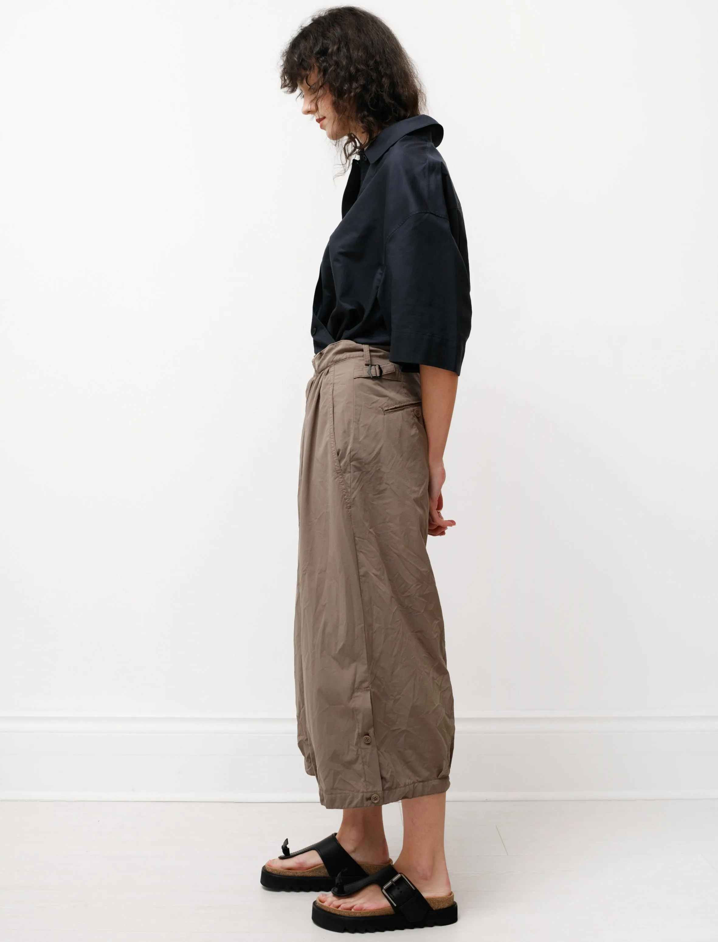Gathered Hem Pants Beige sold by SHOP NEIGHBOR product image thumbnail 2