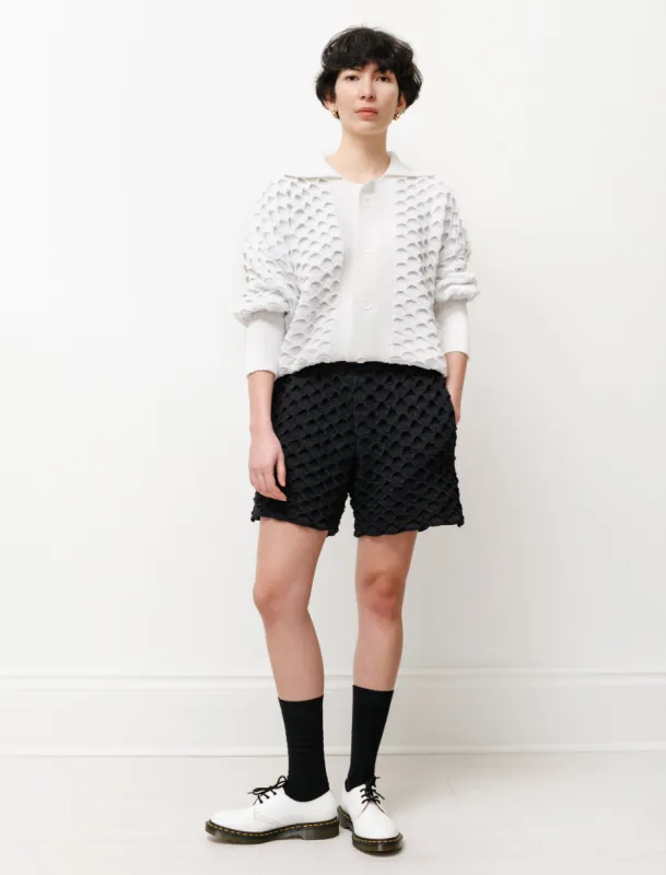 Oriel Paper Knit Shorts Black sold by SHOP NEIGHBOR