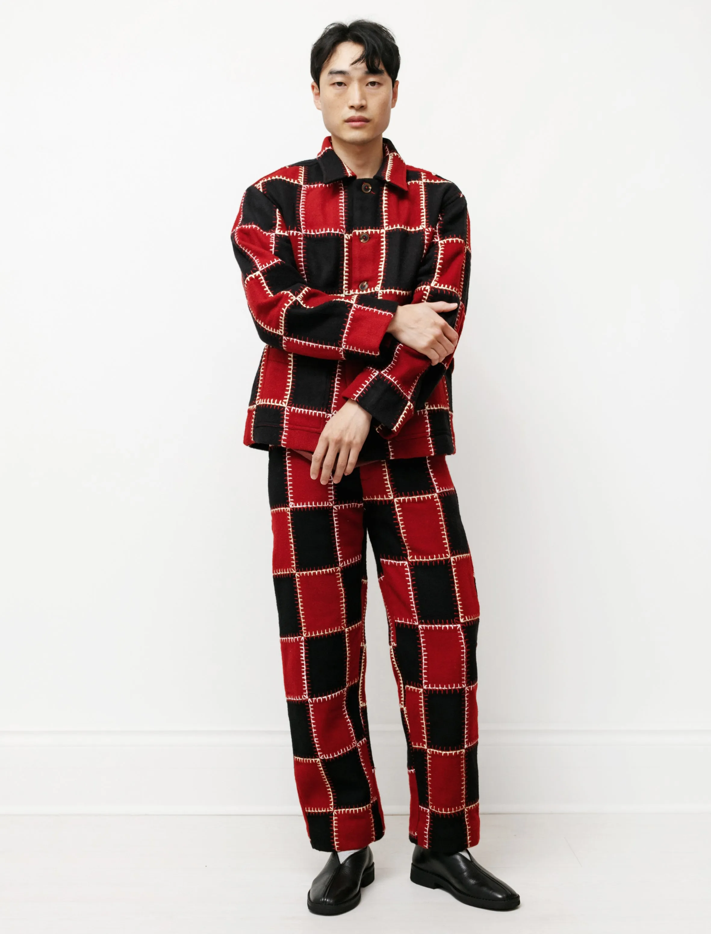 Blanket Stitch Quilt Trousers sold by SHOP NEIGHBOR product image thumbnail 2