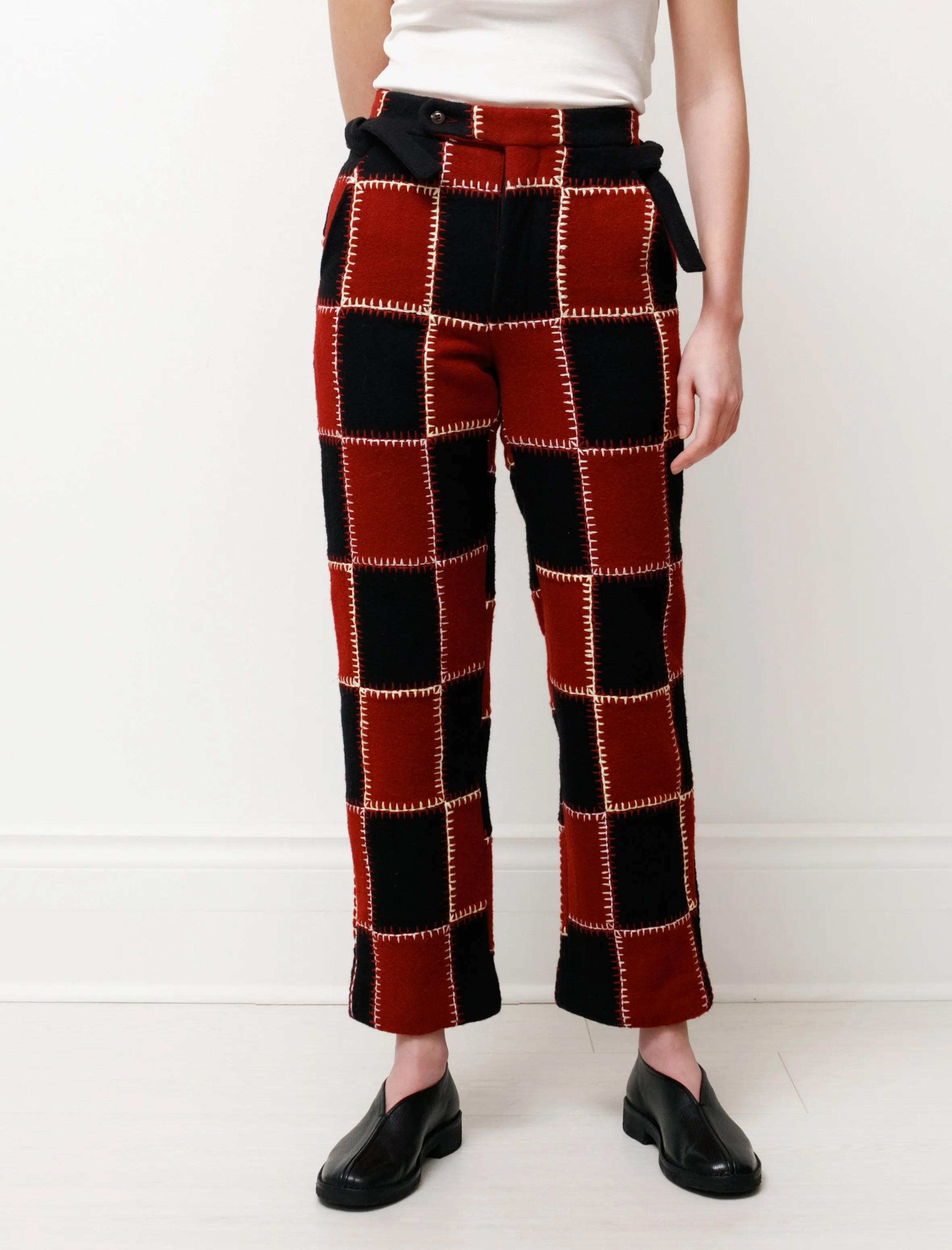 Blanket Stitch Quilt Trousers sold by SHOP NEIGHBOR product image thumbnail 3