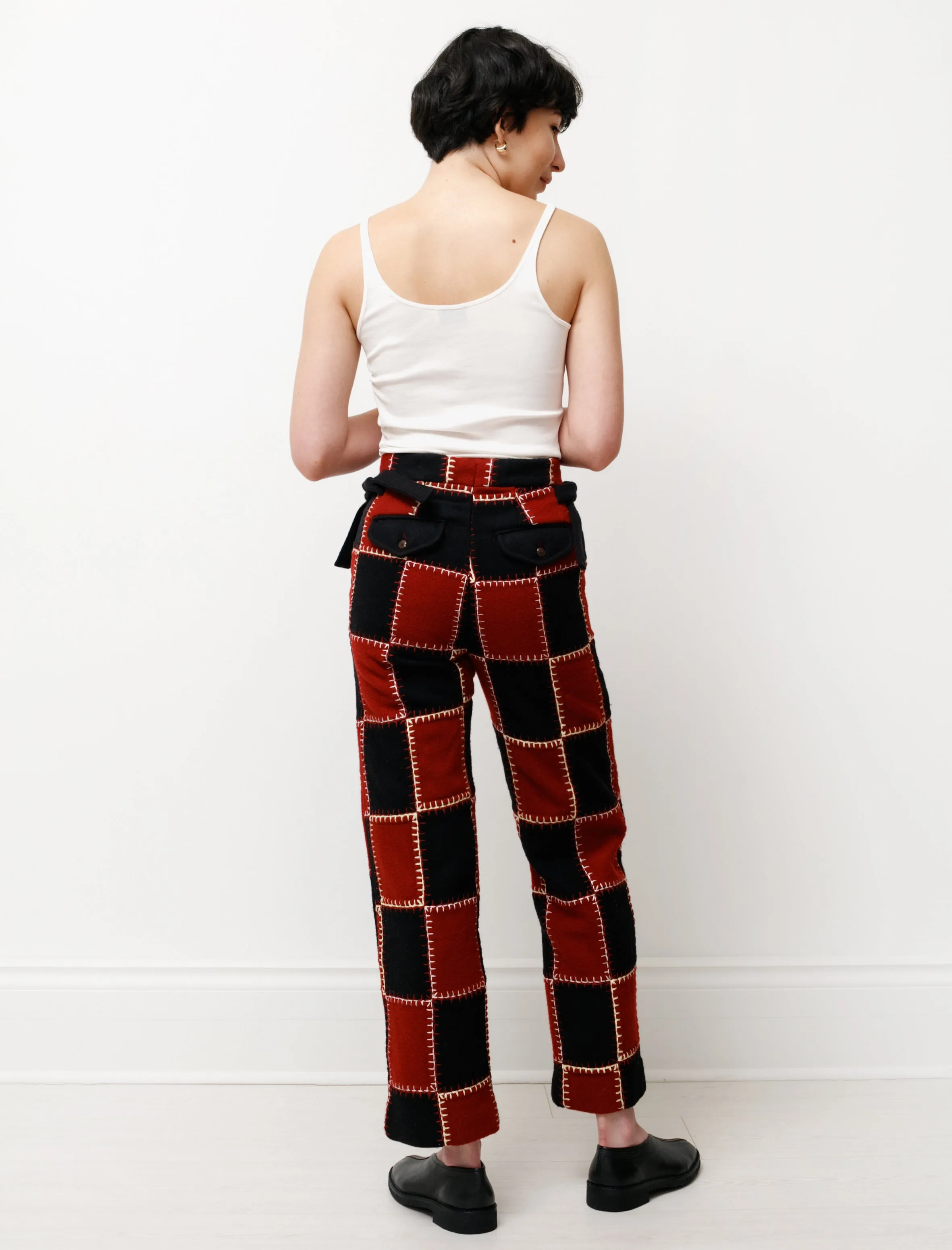 Blanket Stitch Quilt Trousers sold by SHOP NEIGHBOR product image thumbnail 5