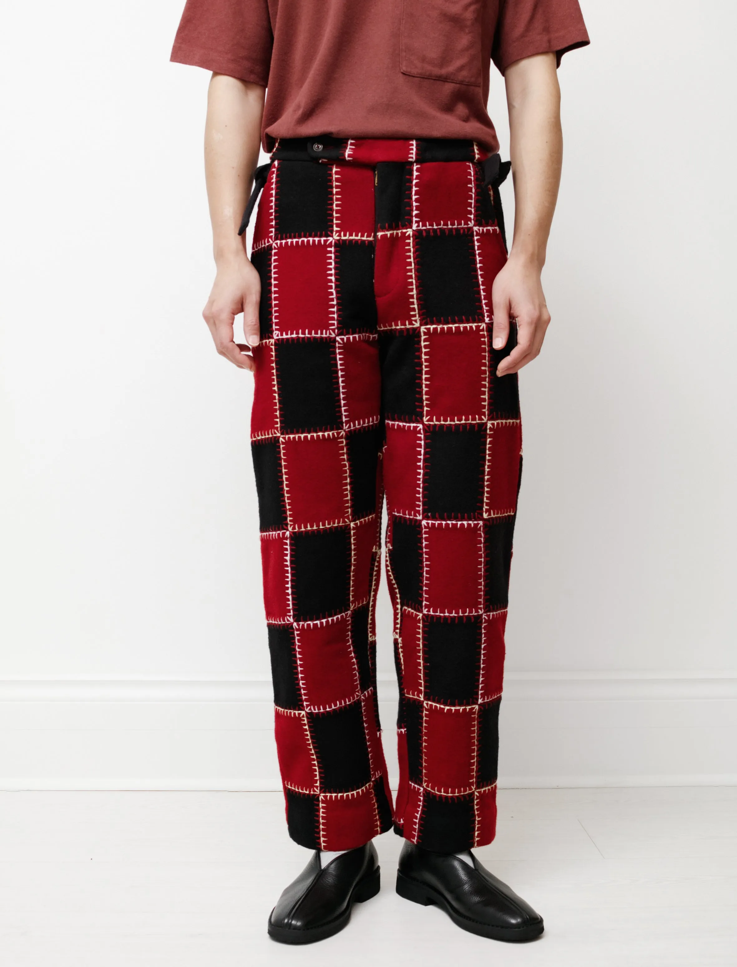 Blanket Stitch Quilt Trousers sold by SHOP NEIGHBOR product image thumbnail 4