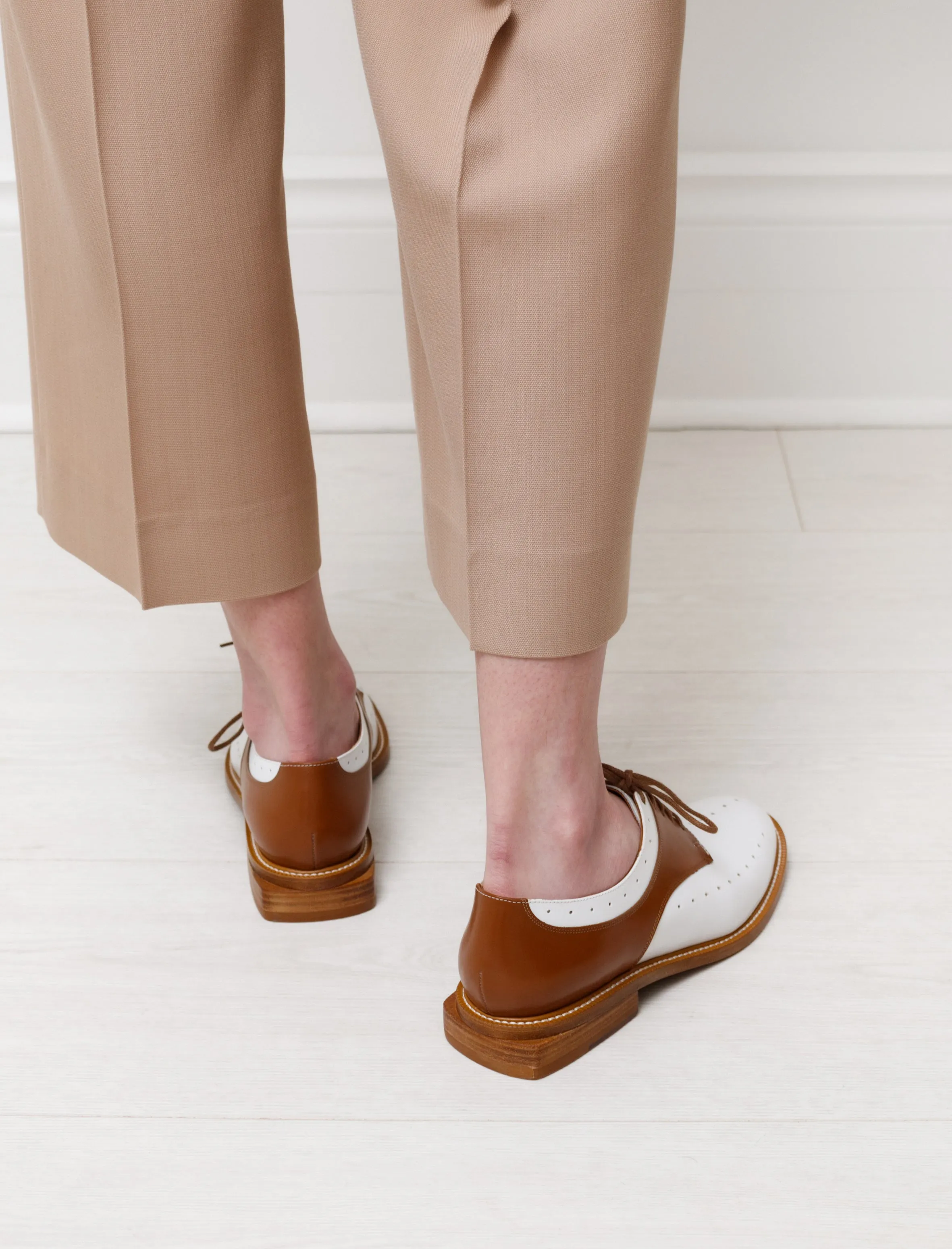 Roxie Saddle Shoe White/Wood sold by SHOP NEIGHBOR product image thumbnail 3