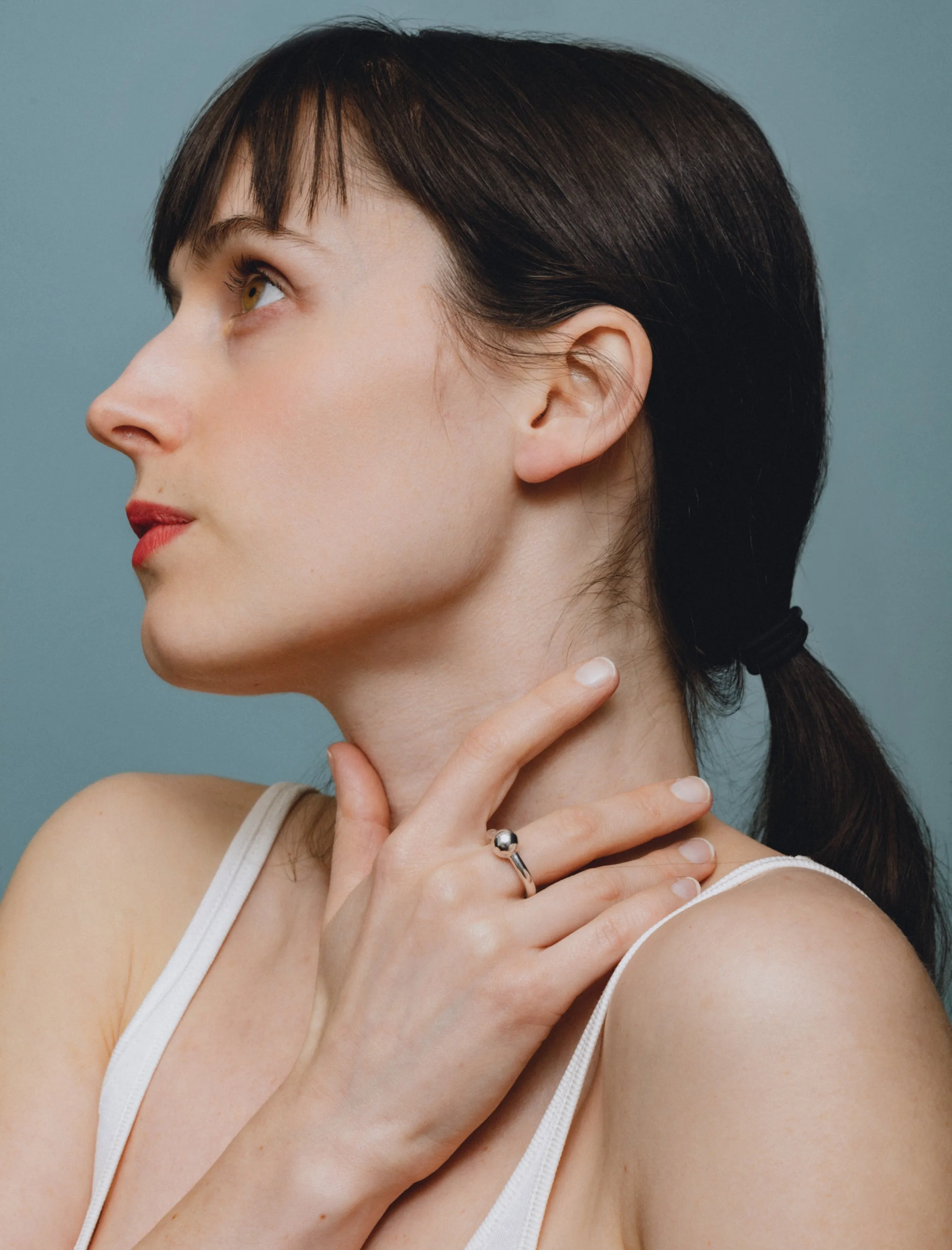 Pearl Ring Polished Silver sold by SHOP NEIGHBOR product image thumbnail 3