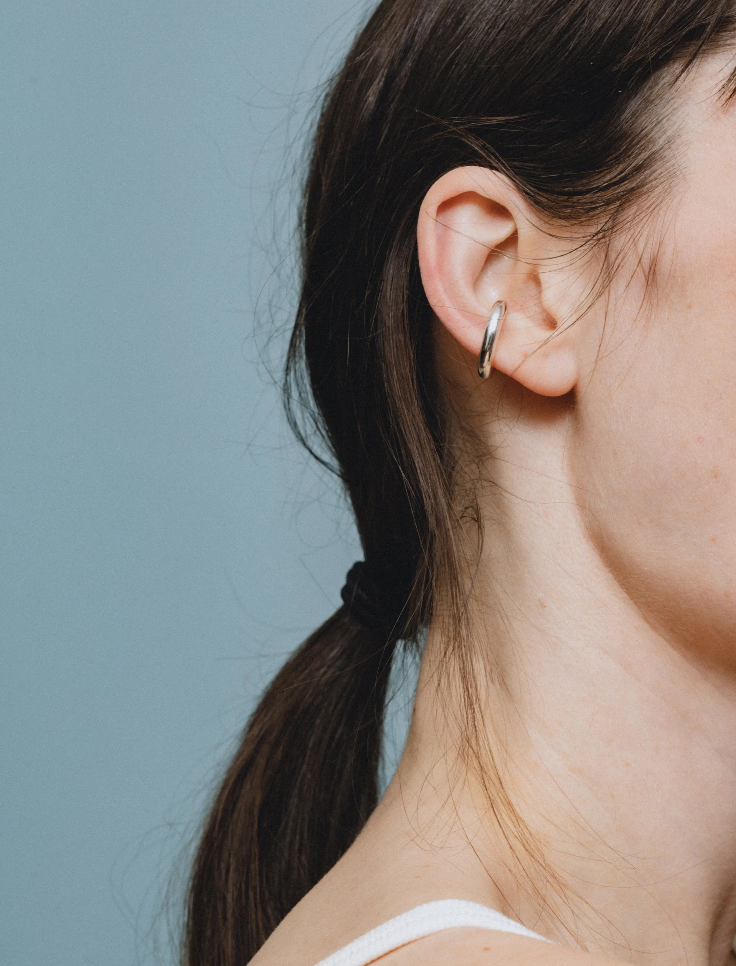 Almost Earcuff Thin Polished Silver sold by SHOP NEIGHBOR product image thumbnail 3