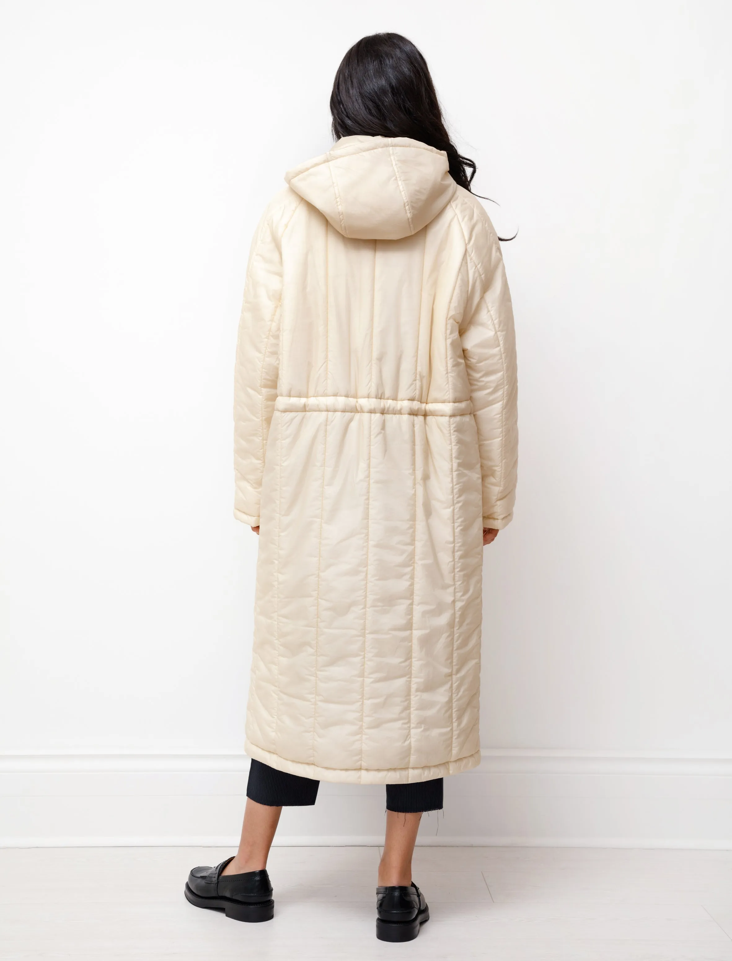 Super Light Airy Nylon Padded Coat Ivory sold by SHOP NEIGHBOR product image thumbnail 5